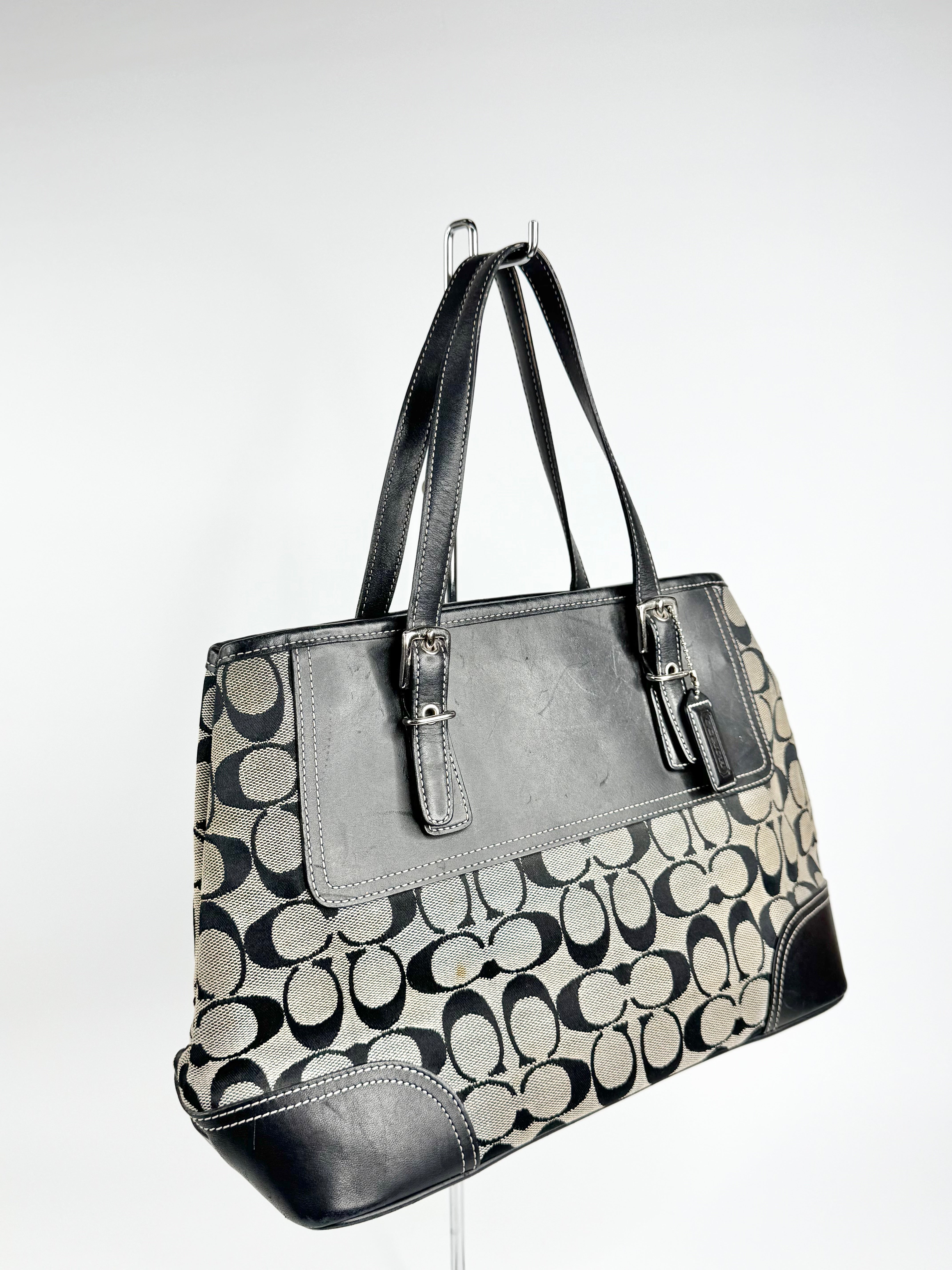 Coach 'Hampton' Monogram Shoulder Bag