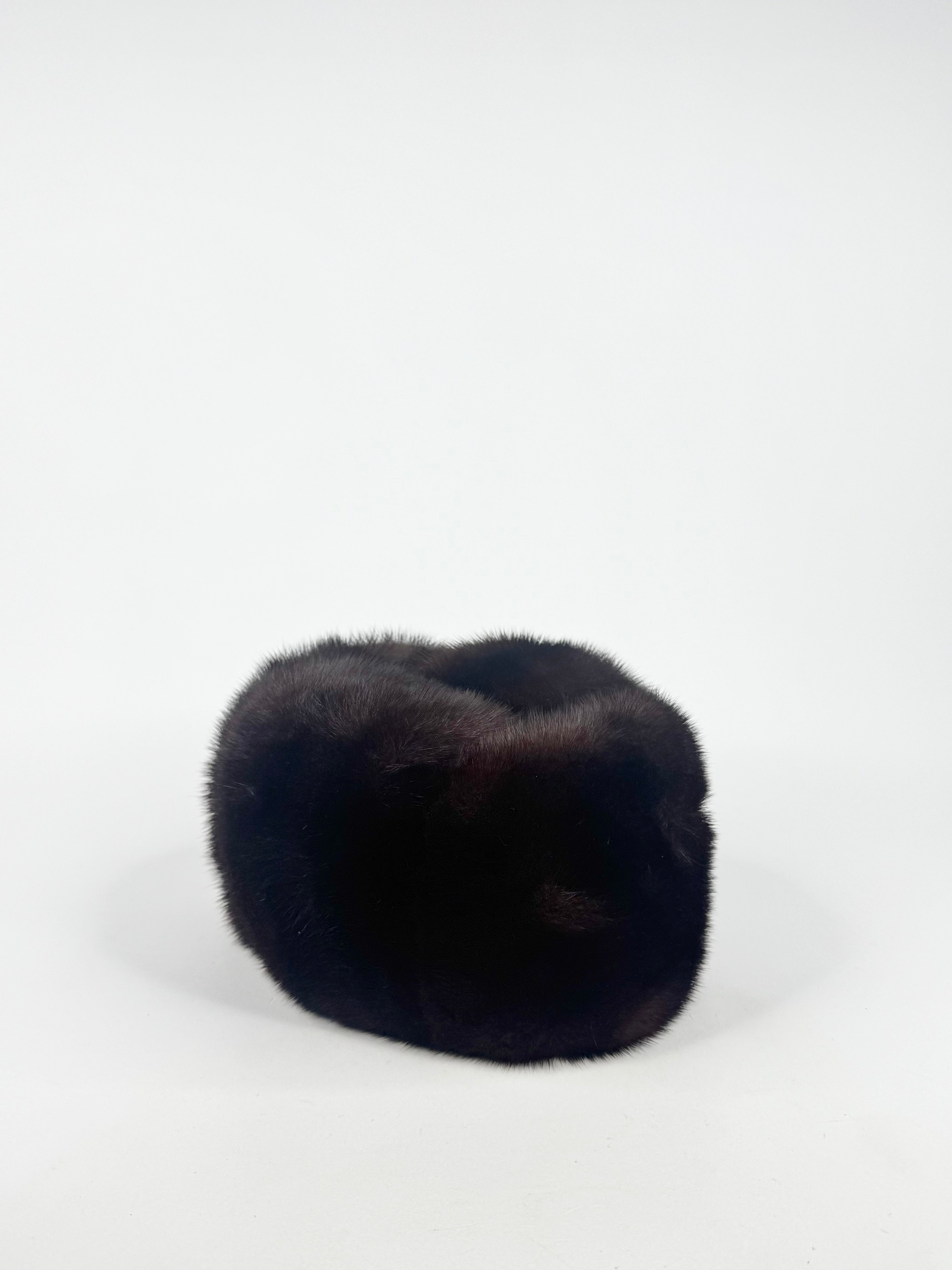 Vintage Brown Fur Hat