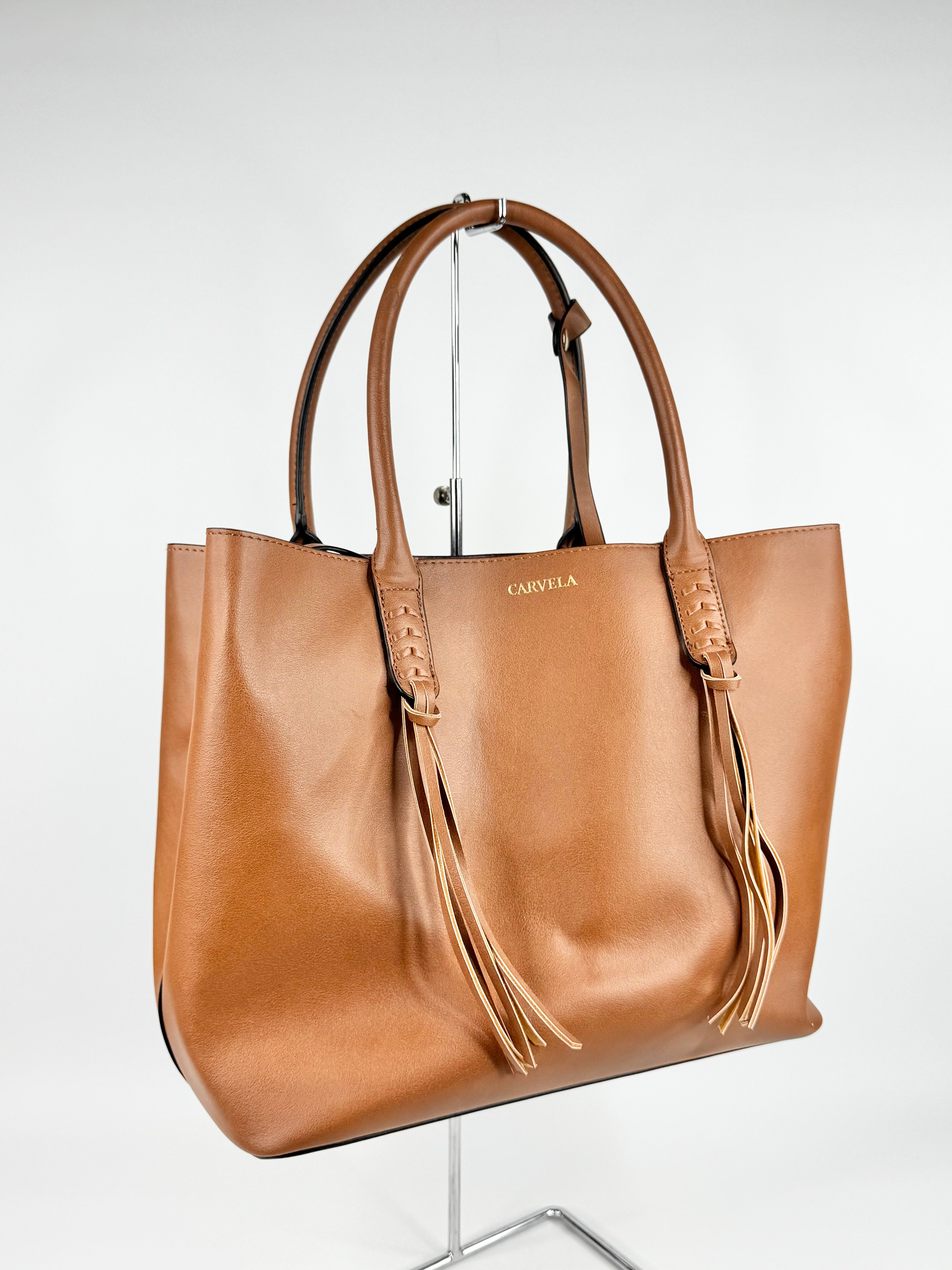 Carvela Deep Tan Tote Bag