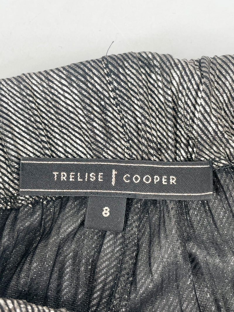 Trelise Cooper Metallic Contrast Wide-Leg Pant - AU8