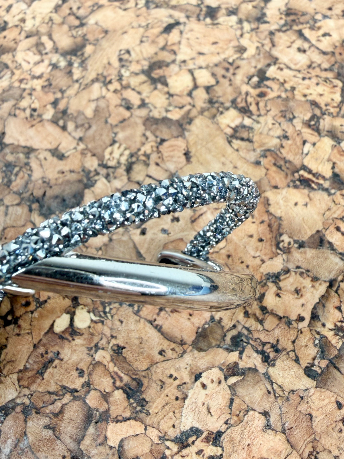 Swarovski Crystal Dust Cross Cuff