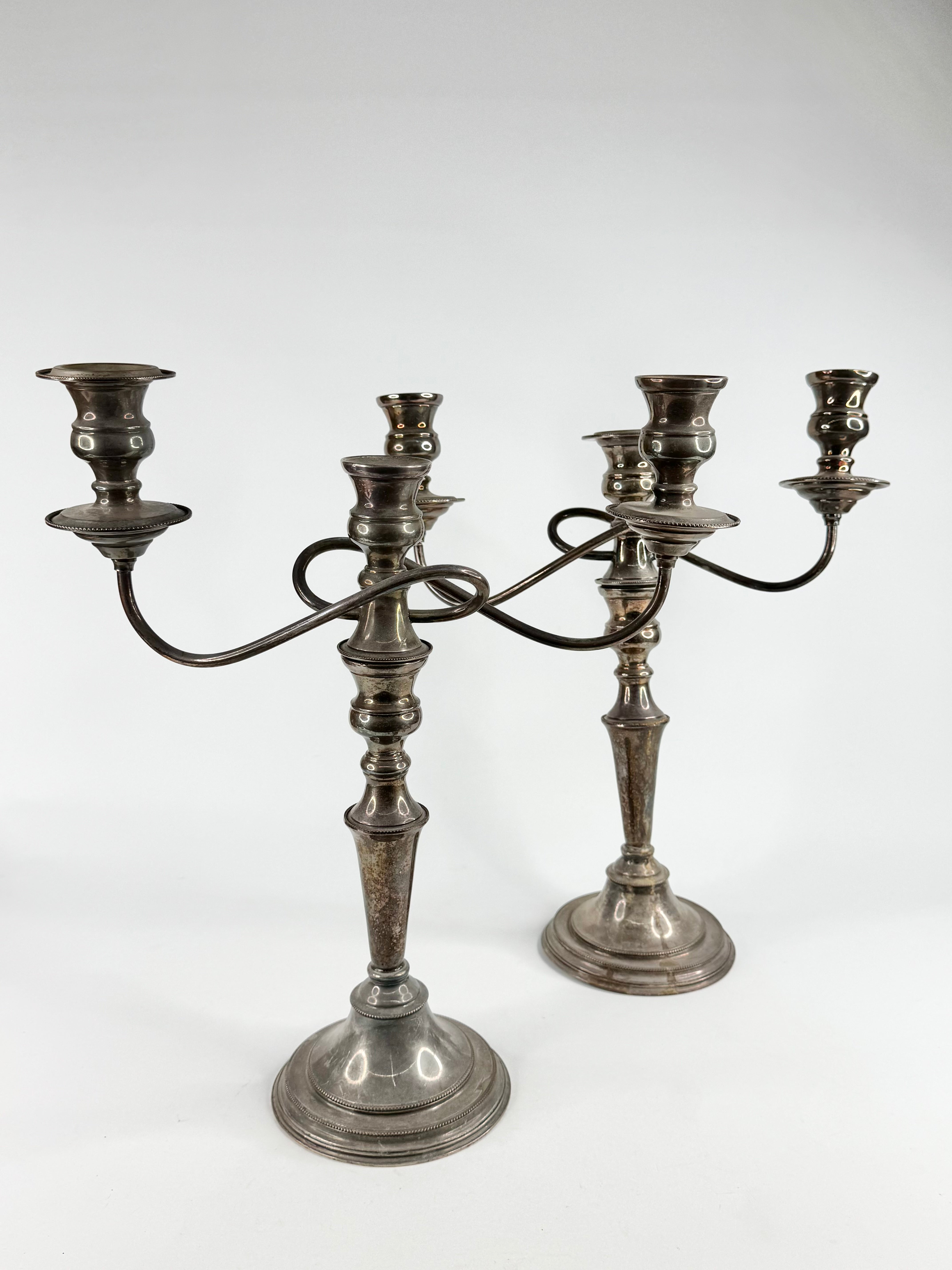 Vintage Silverplated Candlebras