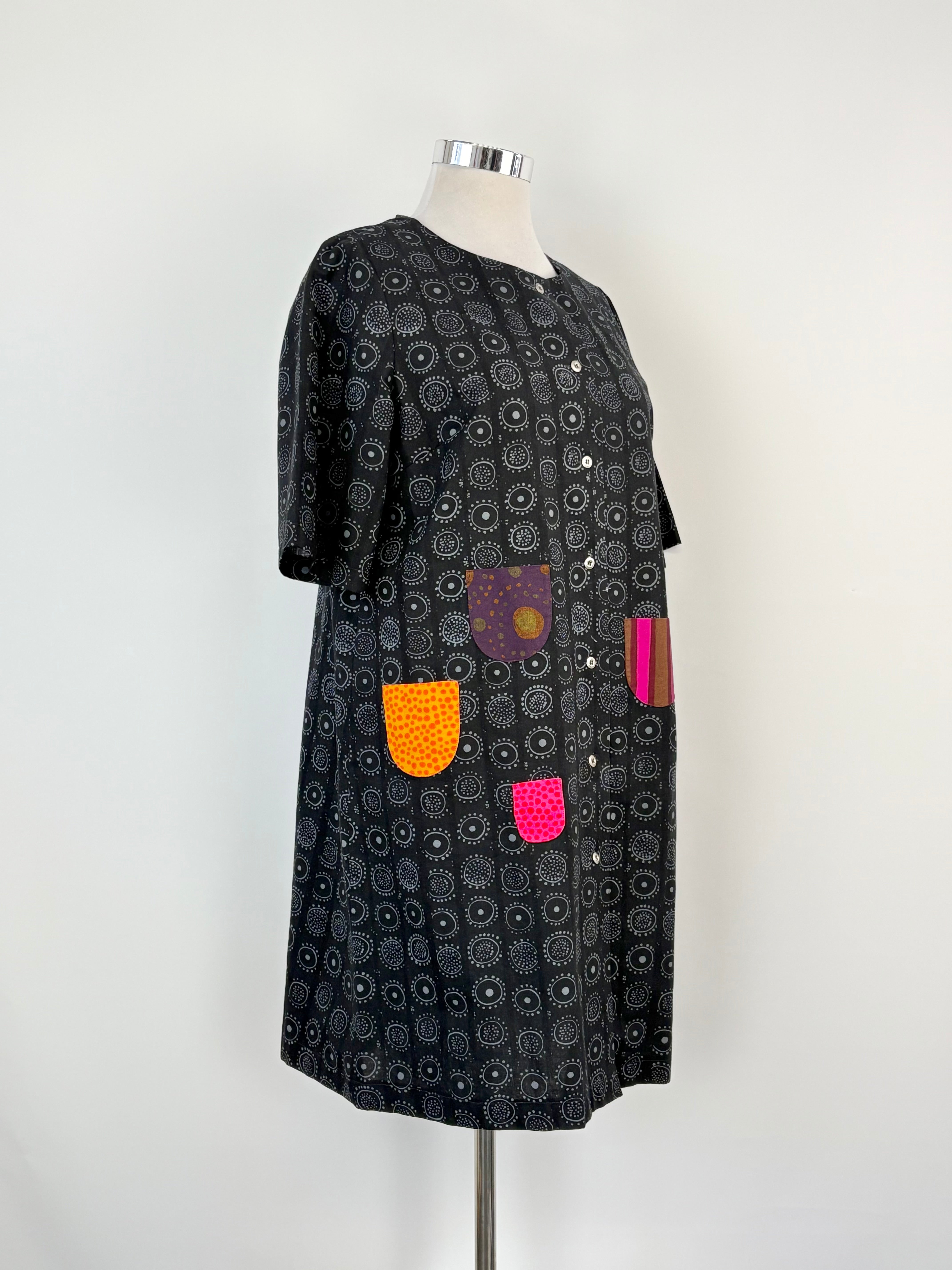 Marimekko Black Iroinentakki Shirt Dress - AU16