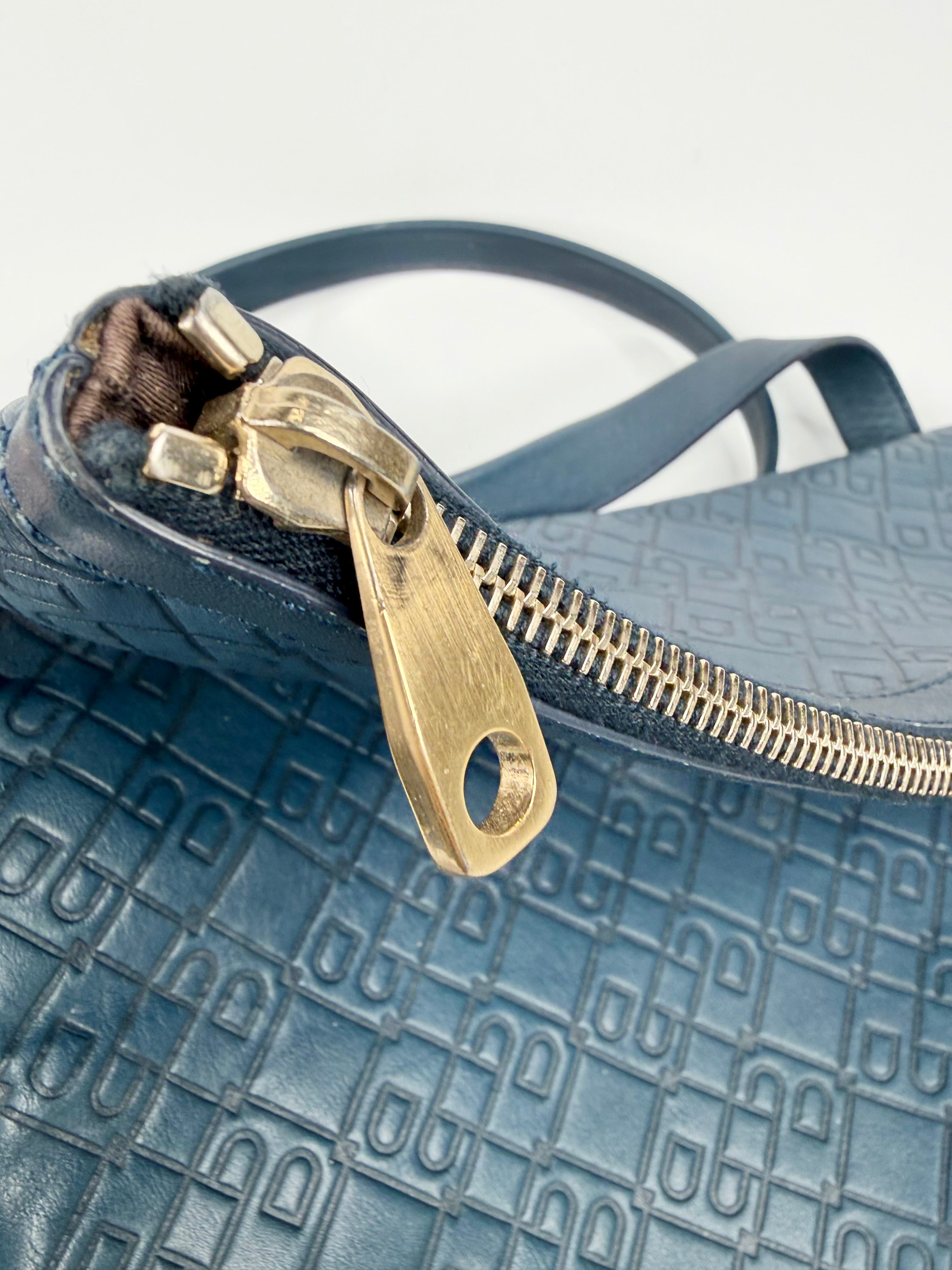 Bally Cobalt Blue ‘Bonfis’ Messenger Bag