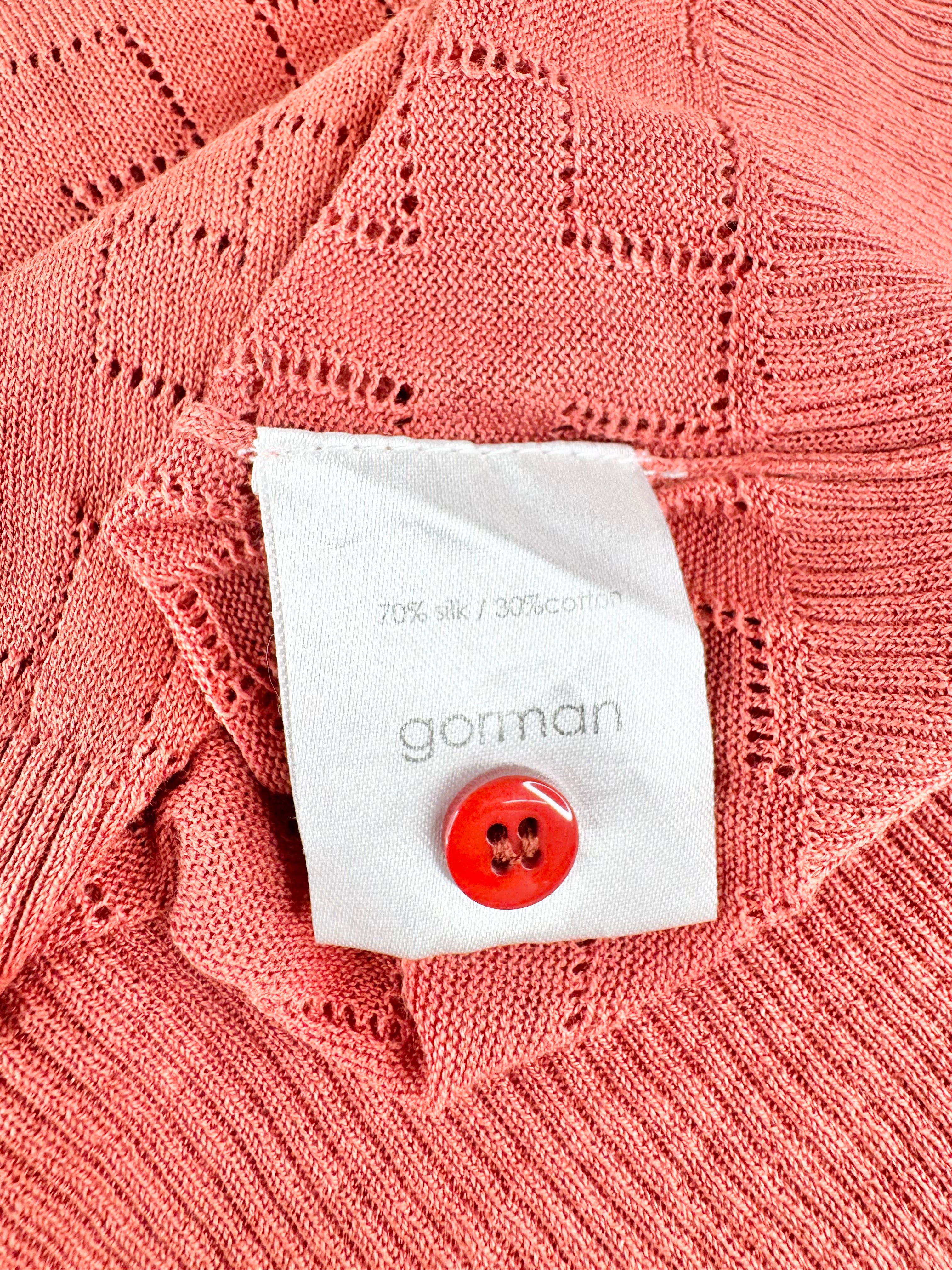Gorman Saffron Silk & Cotton Cardigan - AU8