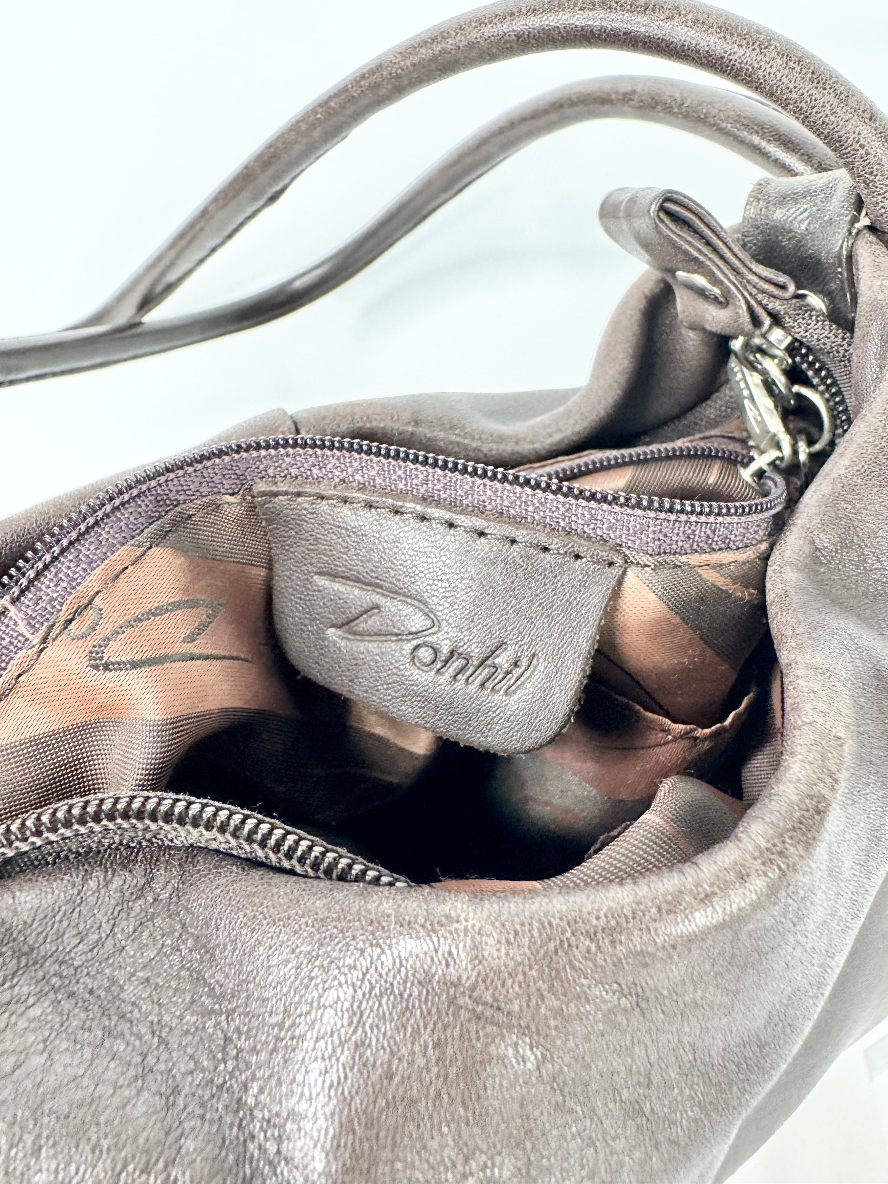 MFW 'Donhil' Convertible Brown Leather Saddle Bag