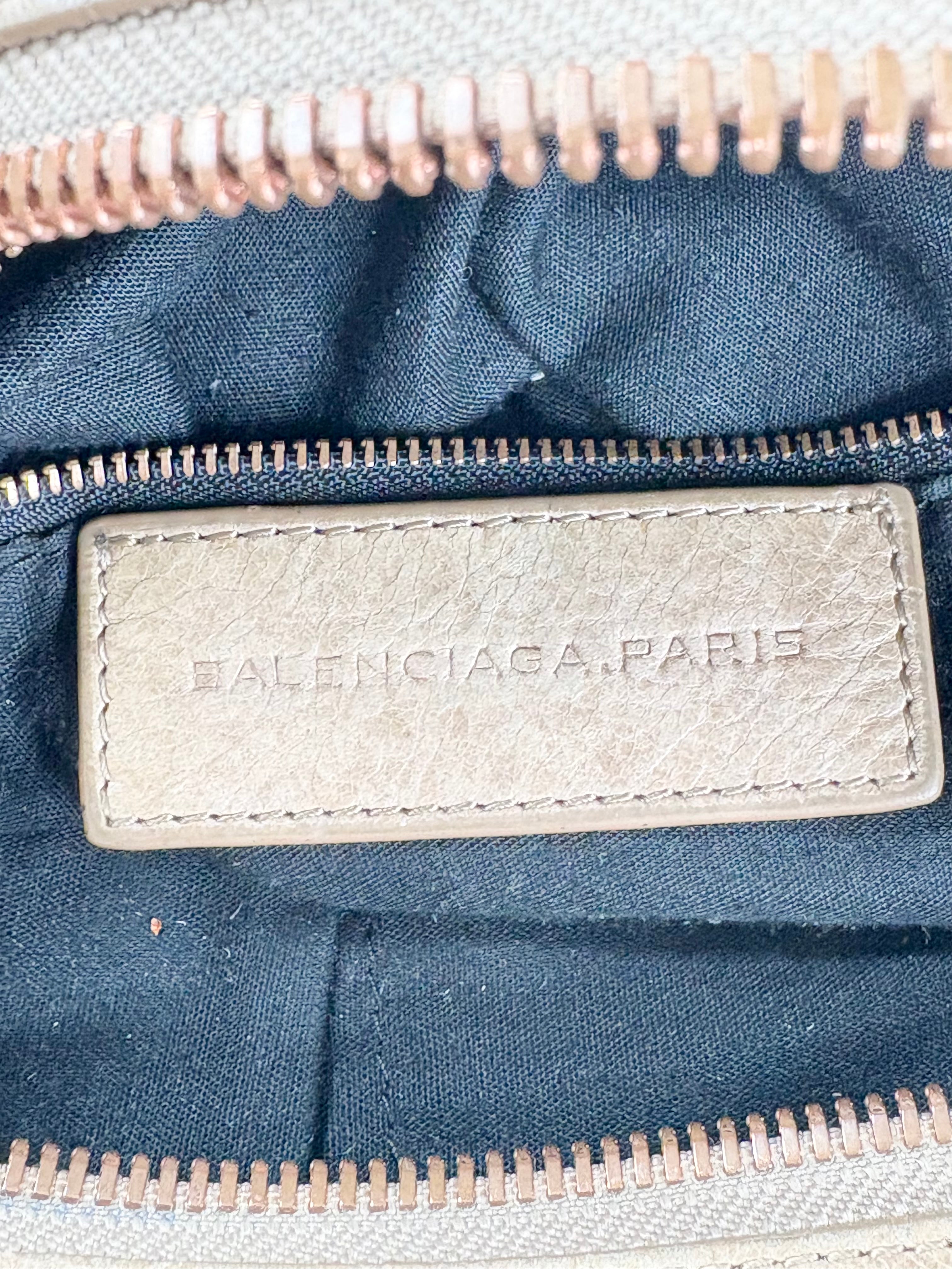 Balenciaga Beige Leather 'Giant 21' Handbag