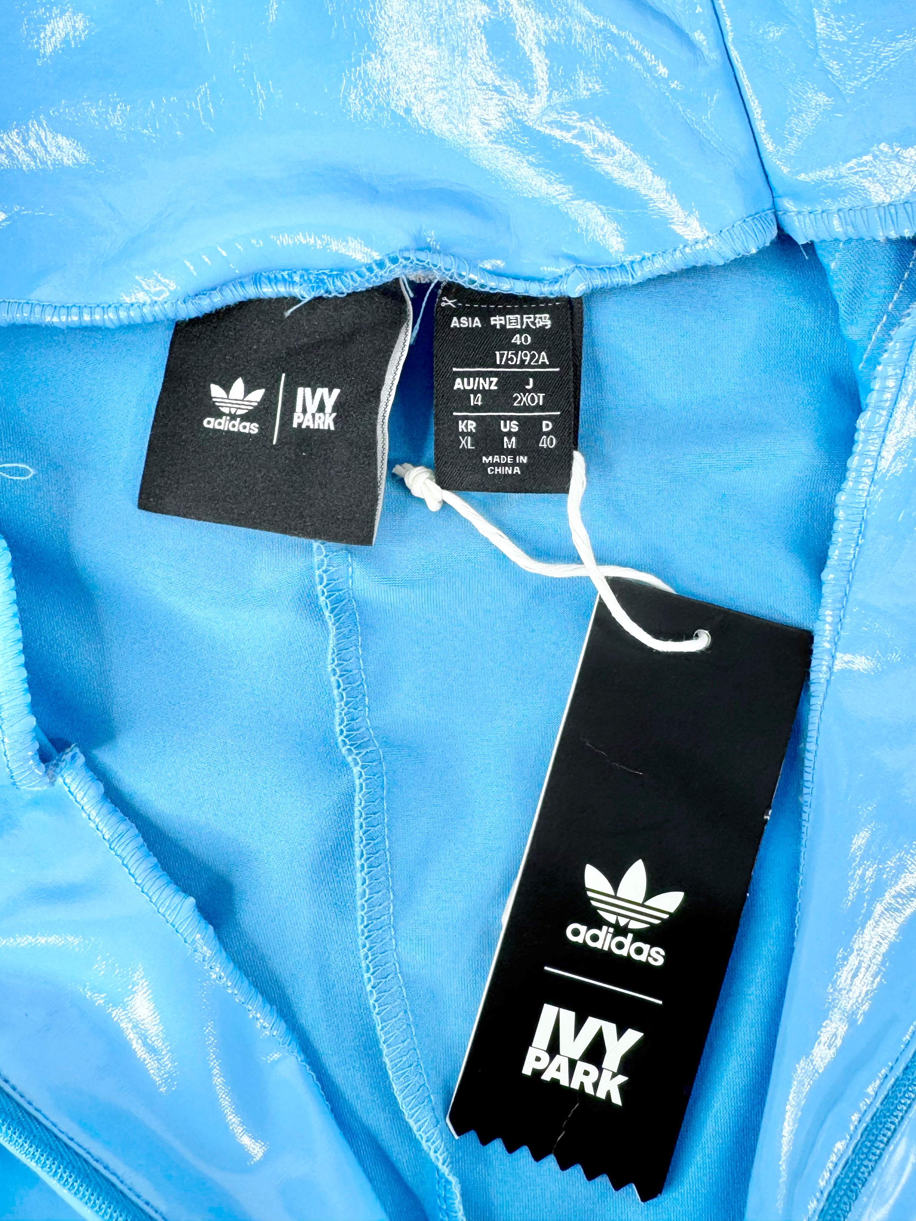 Adidas Ivy Park Sky Blue Latex Dress NWT - AU12/14