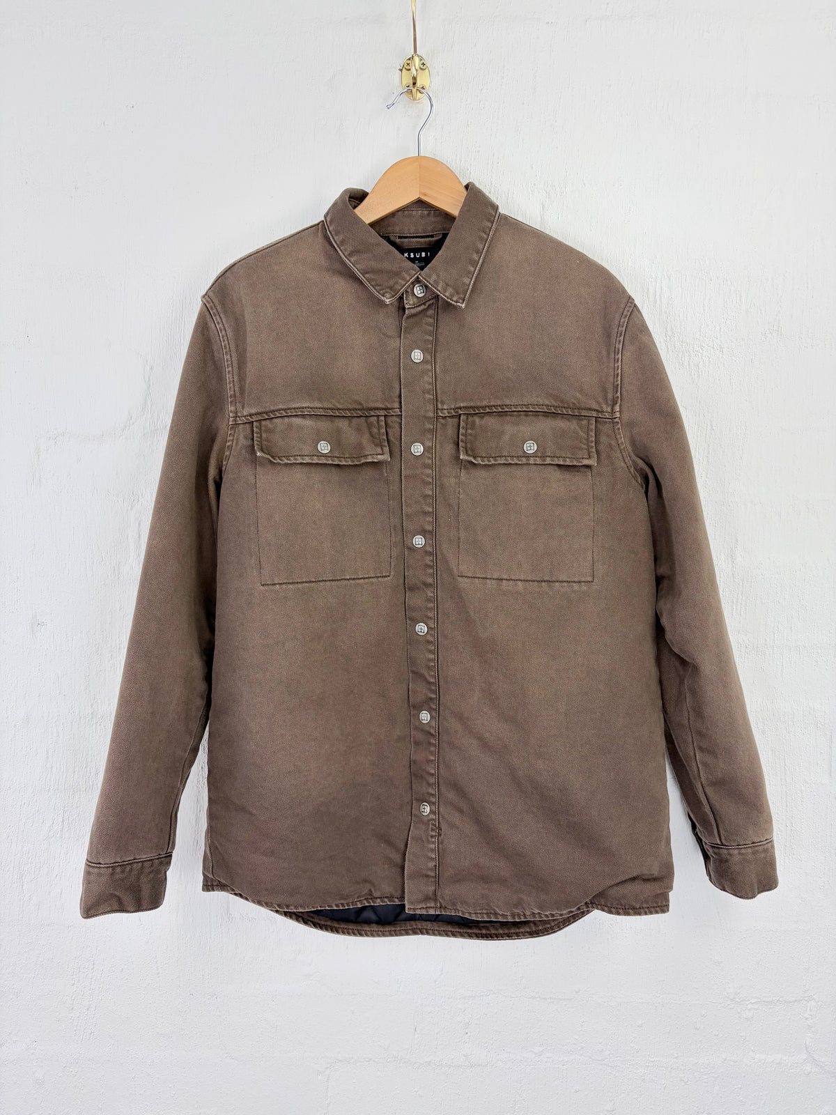 Ksubi Ash Brown Denim Jacket - M