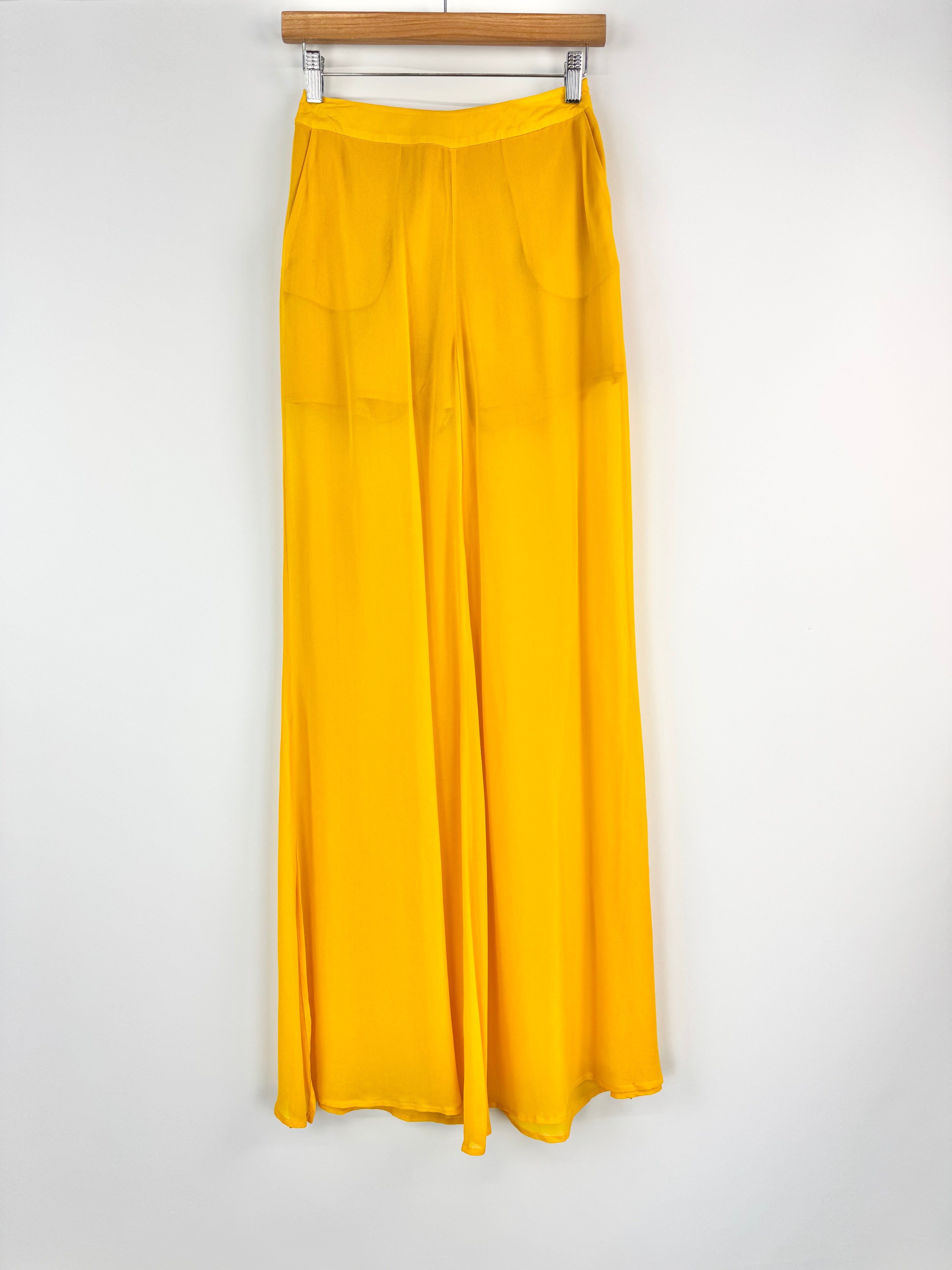 Viktoria & Woods Sheer Marigold 'Aspiration' Flares NWT - AU6