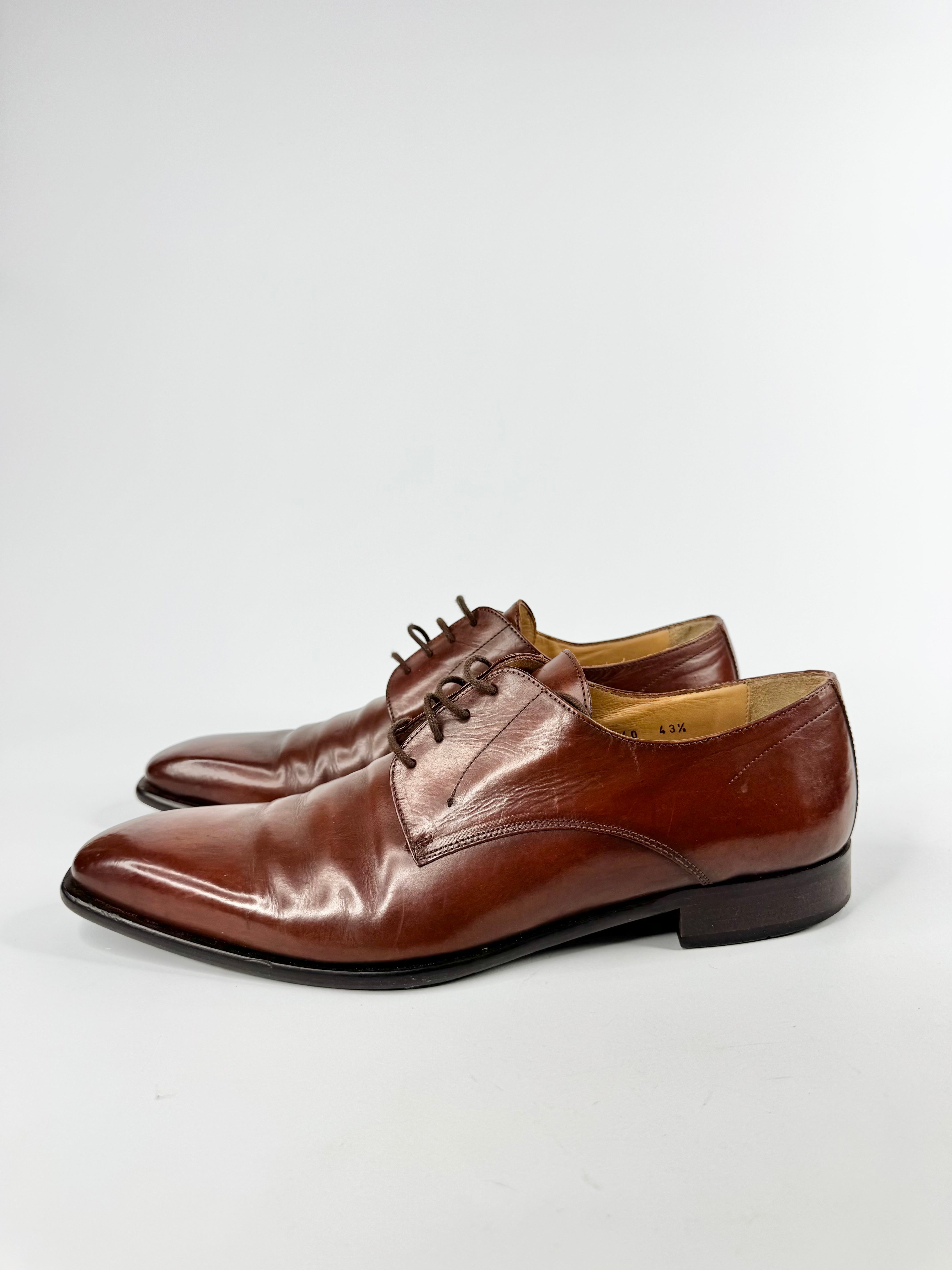 Mario Fagni Deep Tan Lace Ups - EU43.5