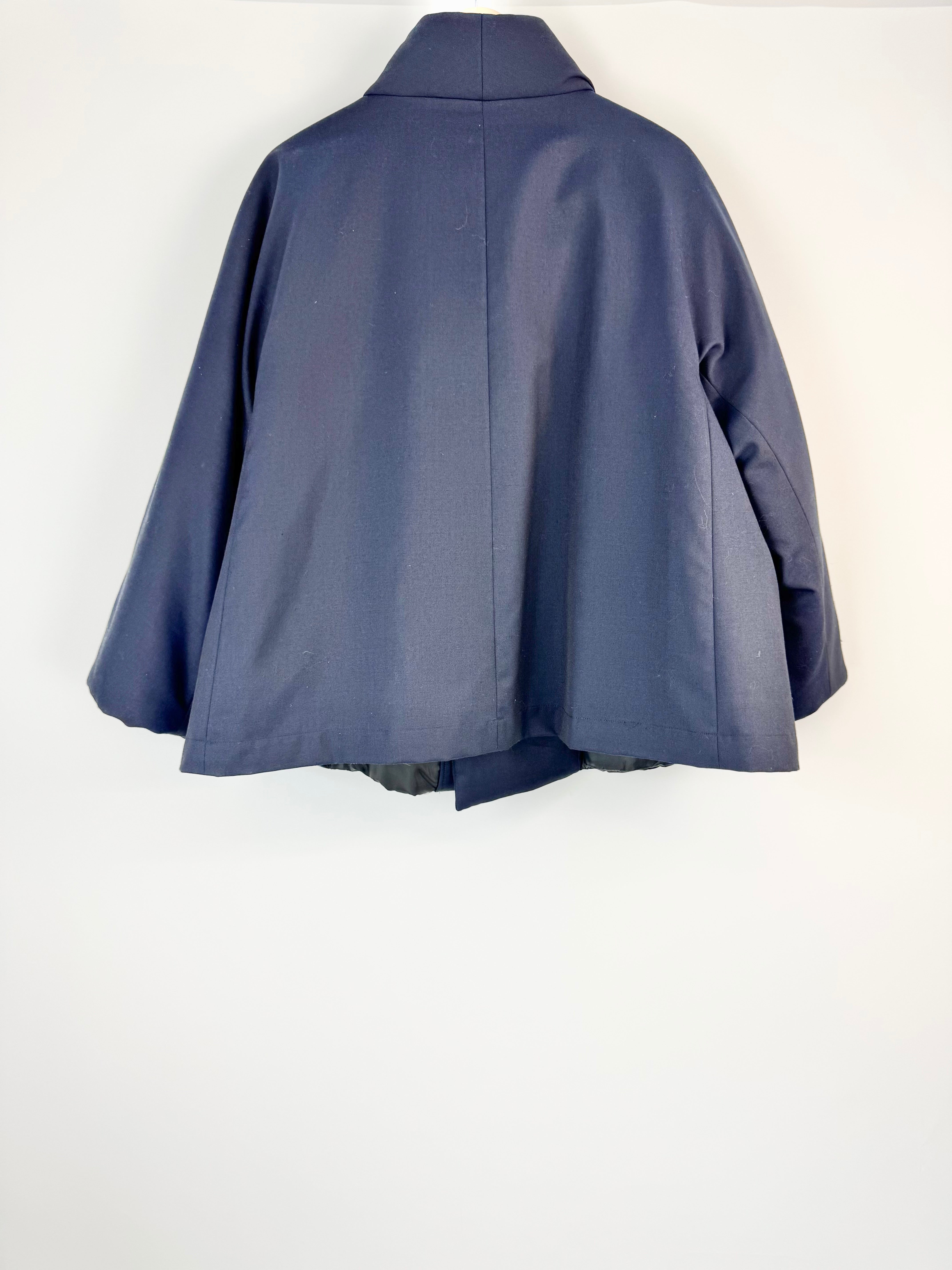 Comme des Garcons Navy Double Breasted Puffer Jacket Size - AU8/10