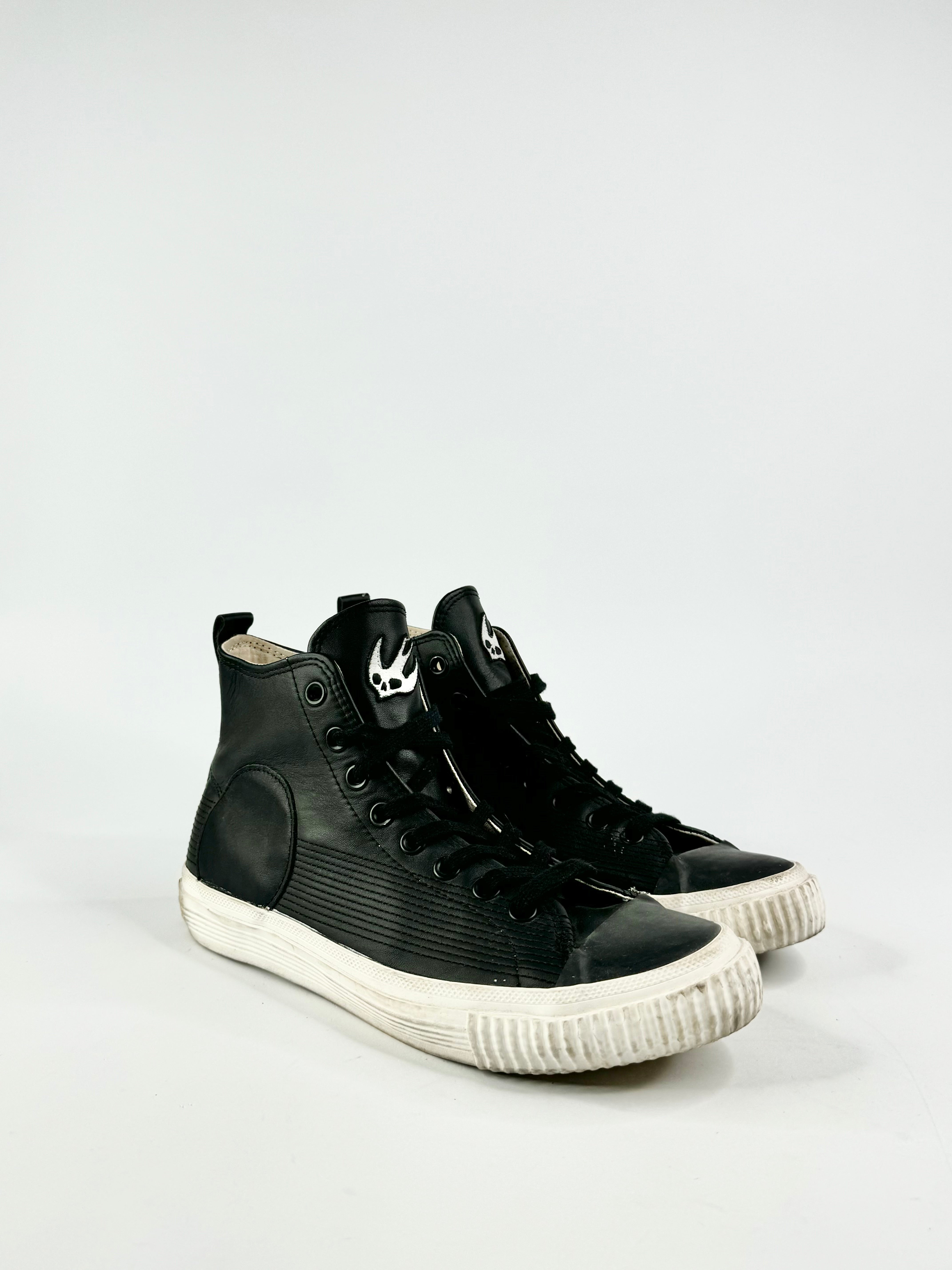 McQ Black High Top Sneakers - EU42