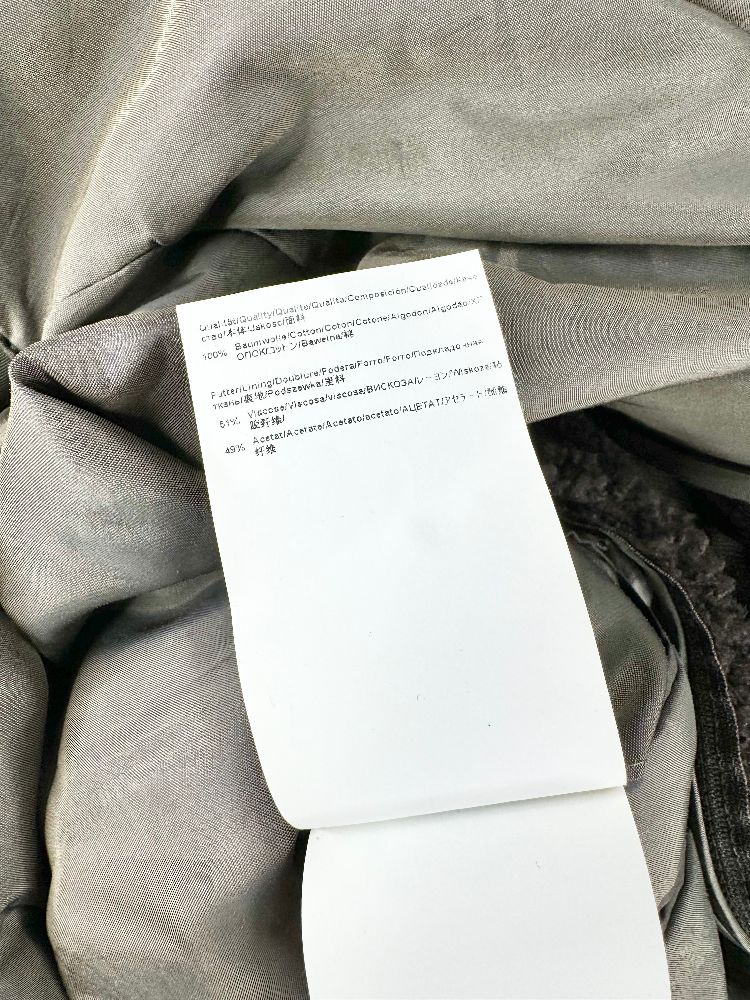 Boss Hugo Boss Deep Green Shearling Collar Coat - 50