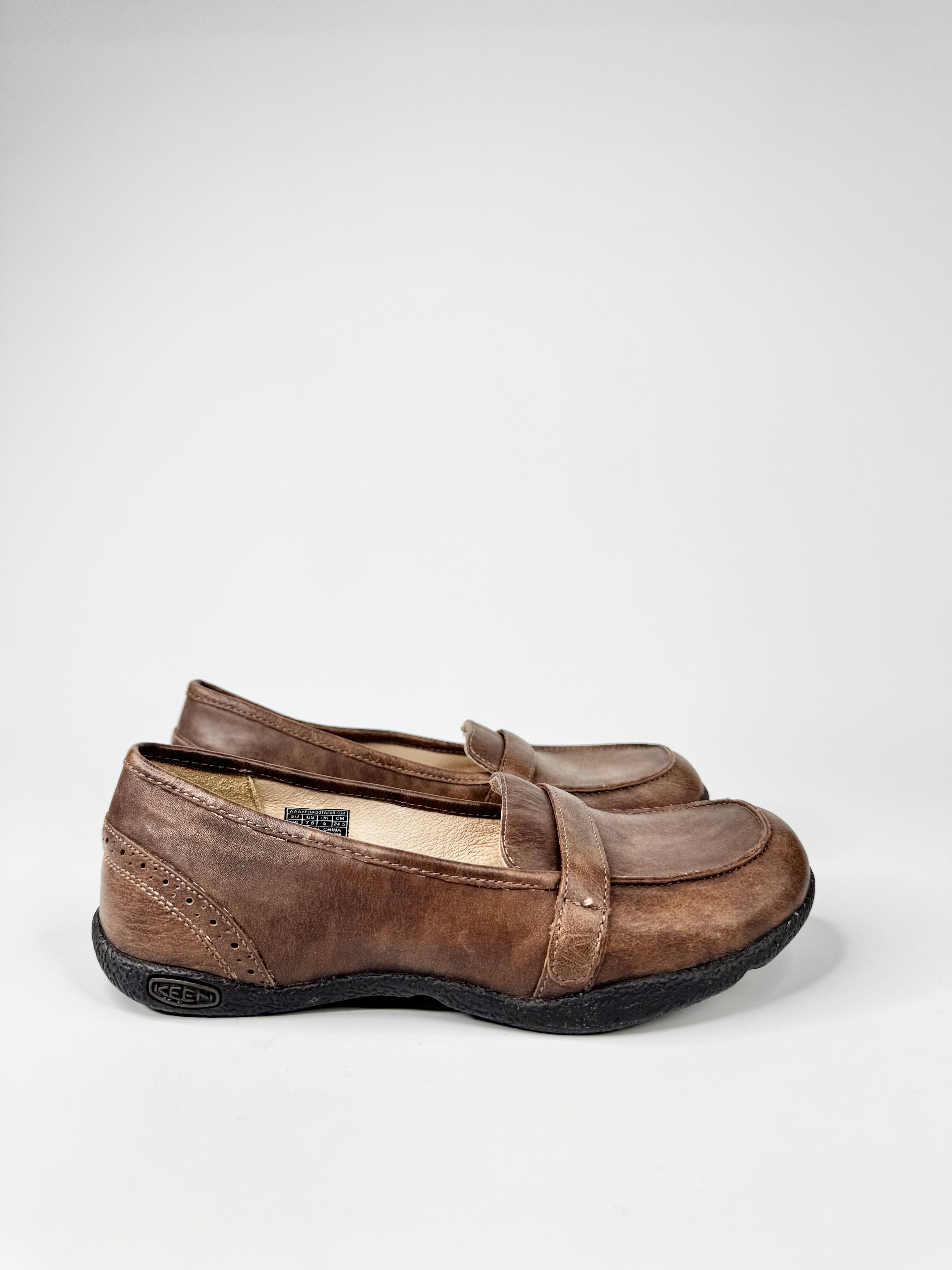 KEEN Brown Comfy Slip-on Shoes - EU38