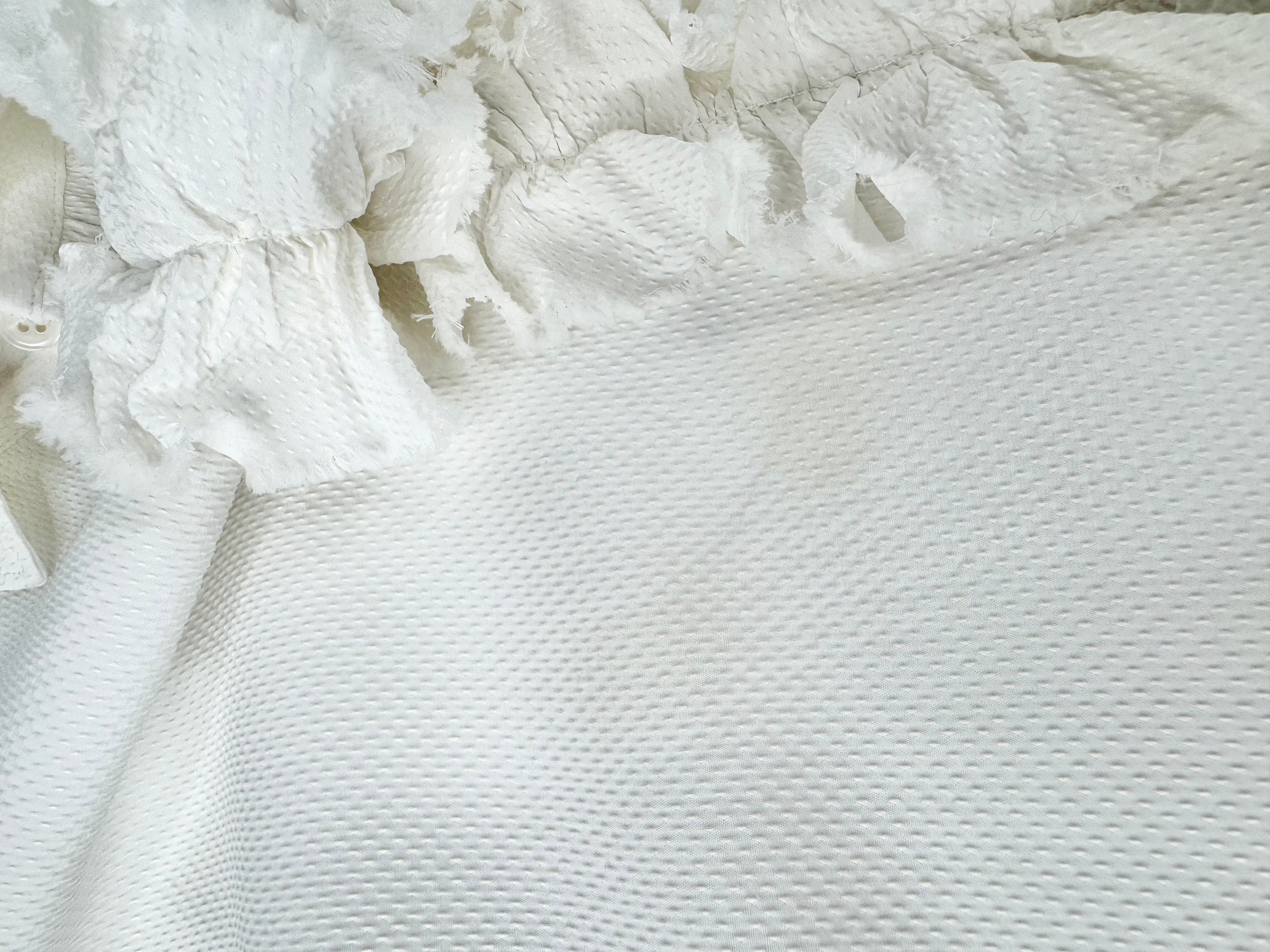 Y's Yohji Yamamoto White Frill Blouse - AU12/14