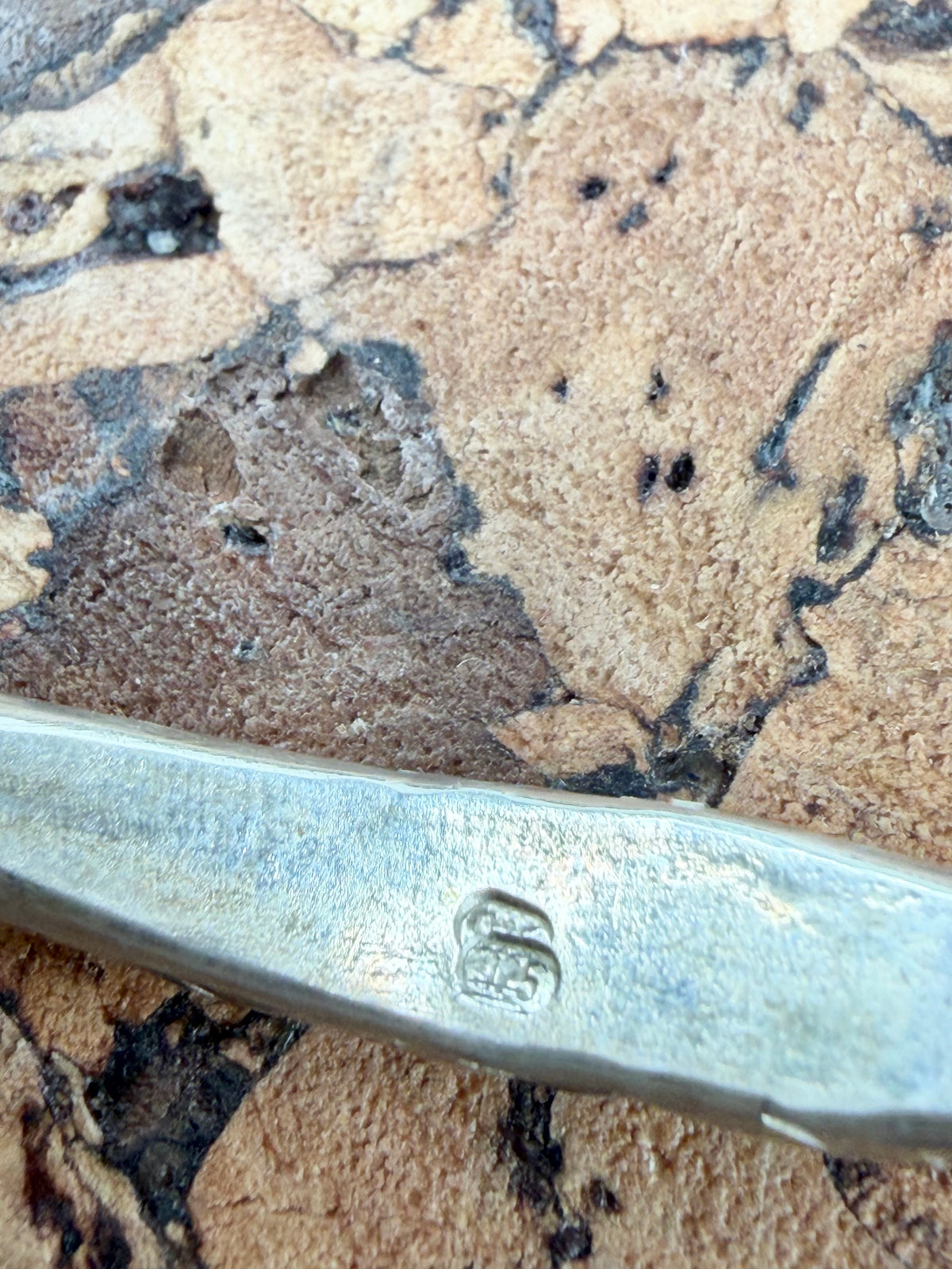 Vintage Hammered Silver Bangle
