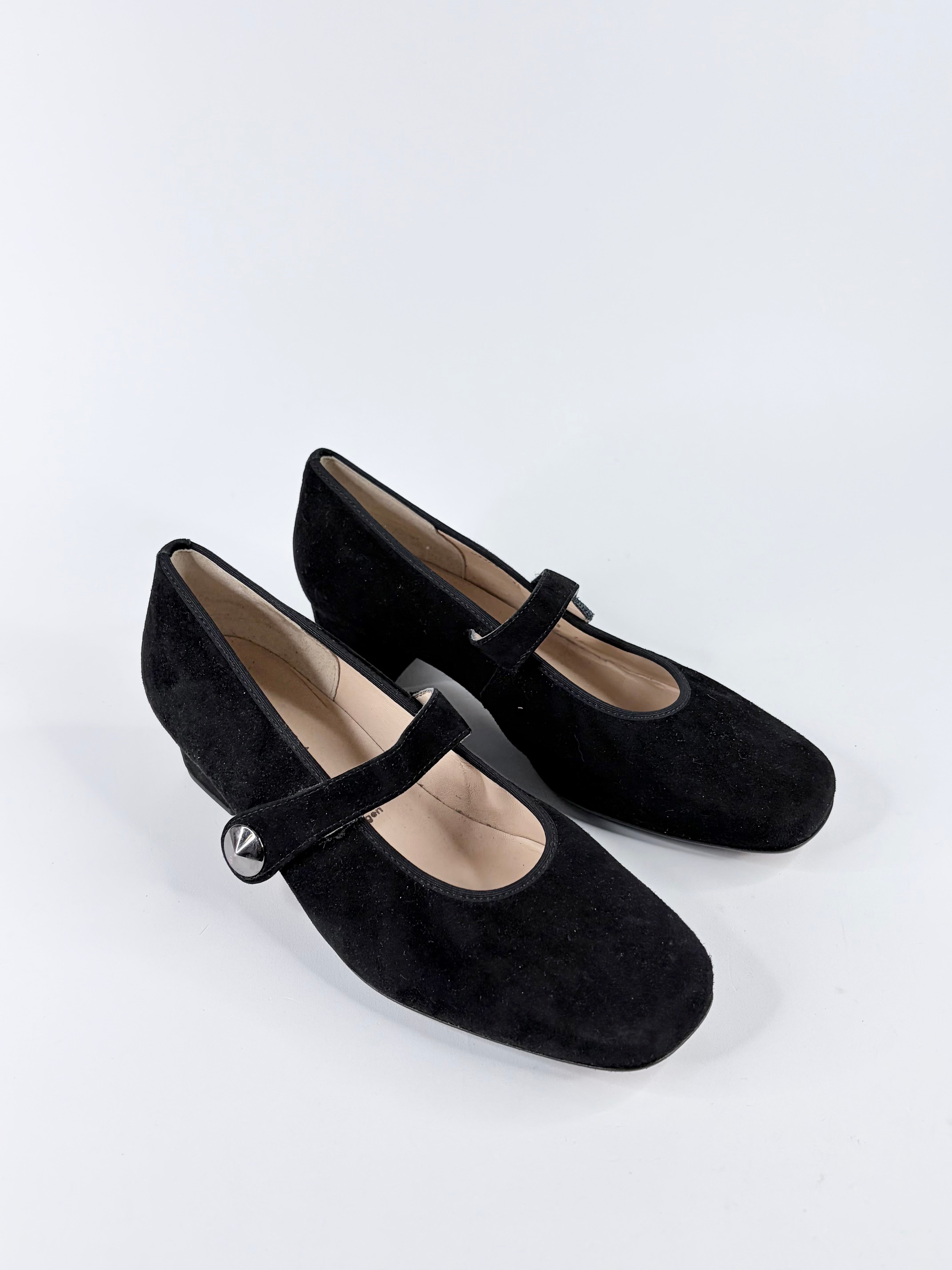Hassia Black Suede Mary Jane’s - EU41