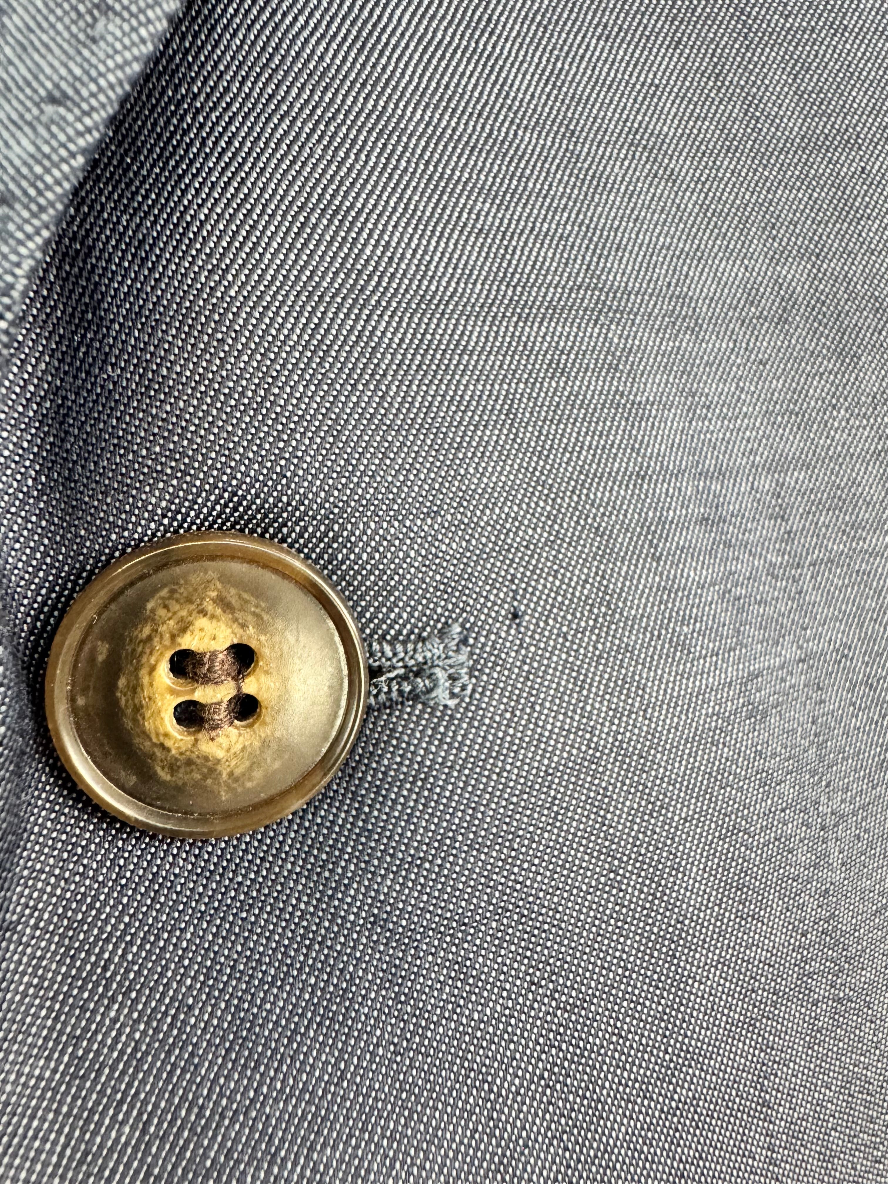 Adriano de Rango Grey Blue Blazer - M/L