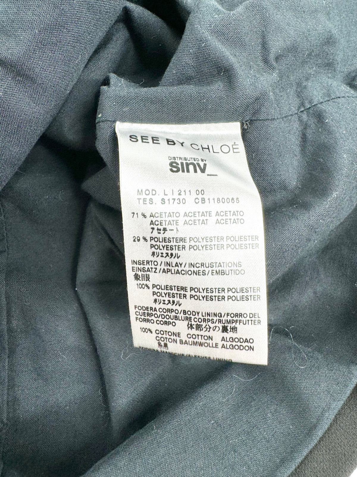See By Chloe Cropped Black Blazer - AU10