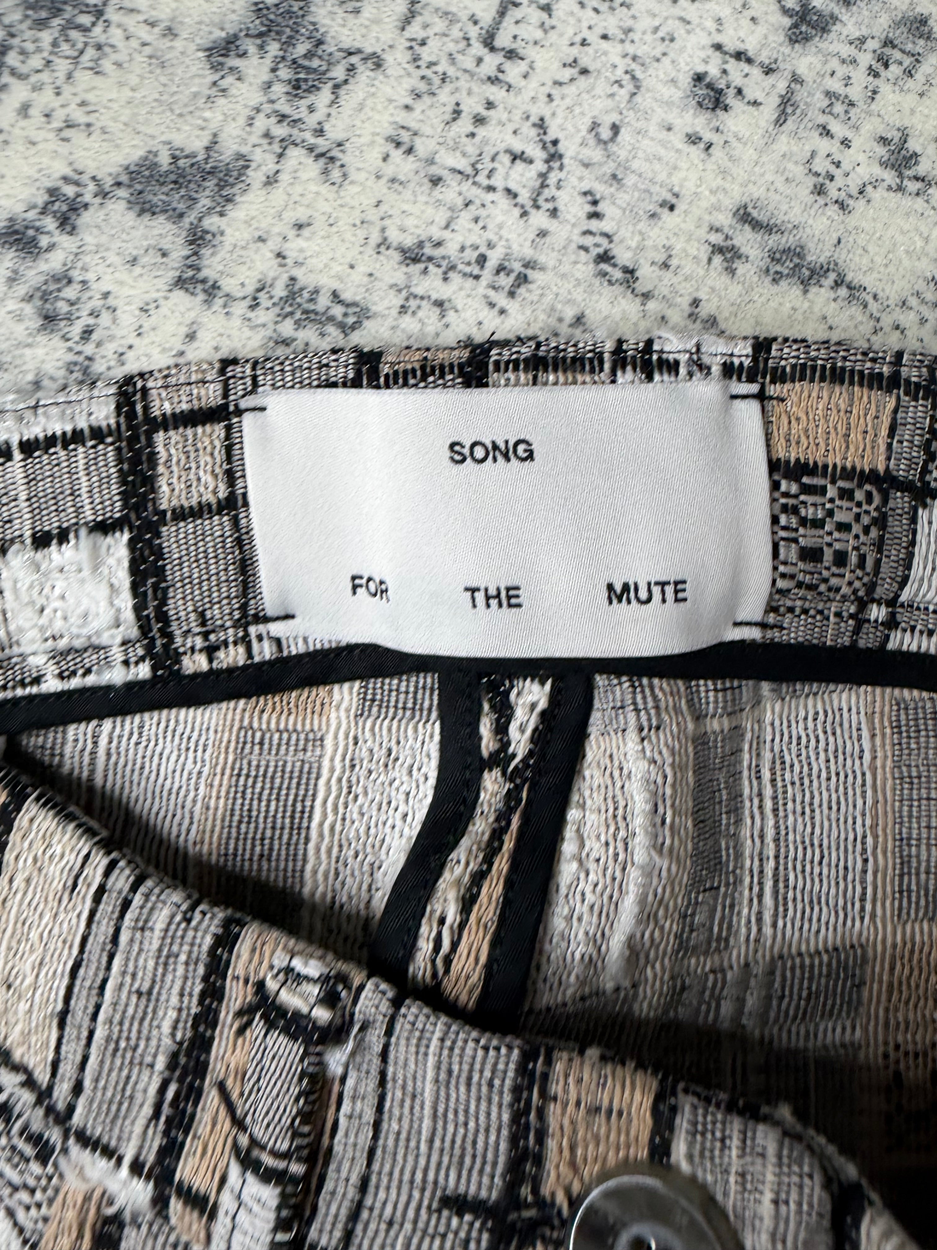 Song for the Mute Checked Pant SS21 - W38