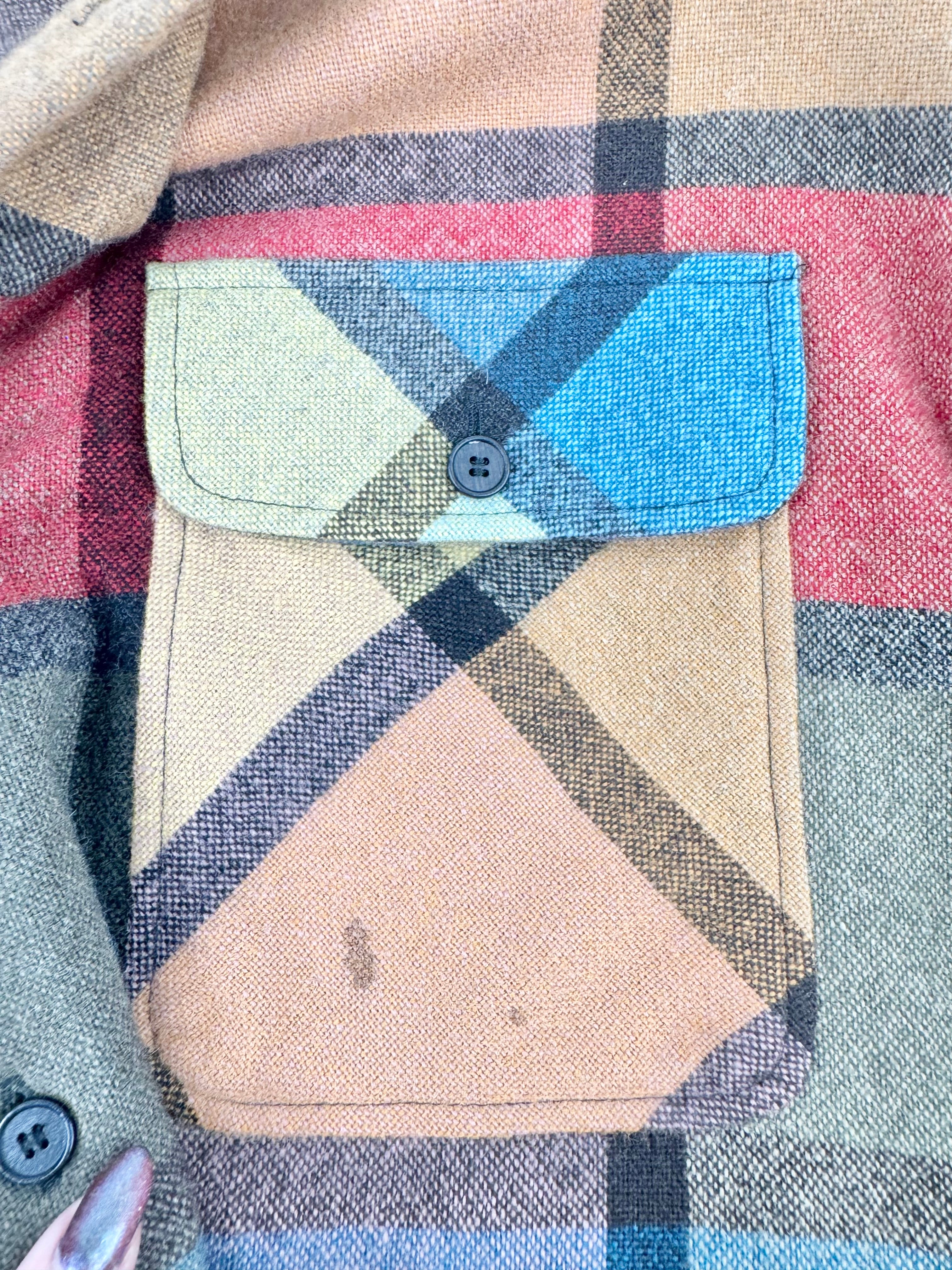 Bottega Veneta Multicoloured Plaid Wool Shirt - M/L