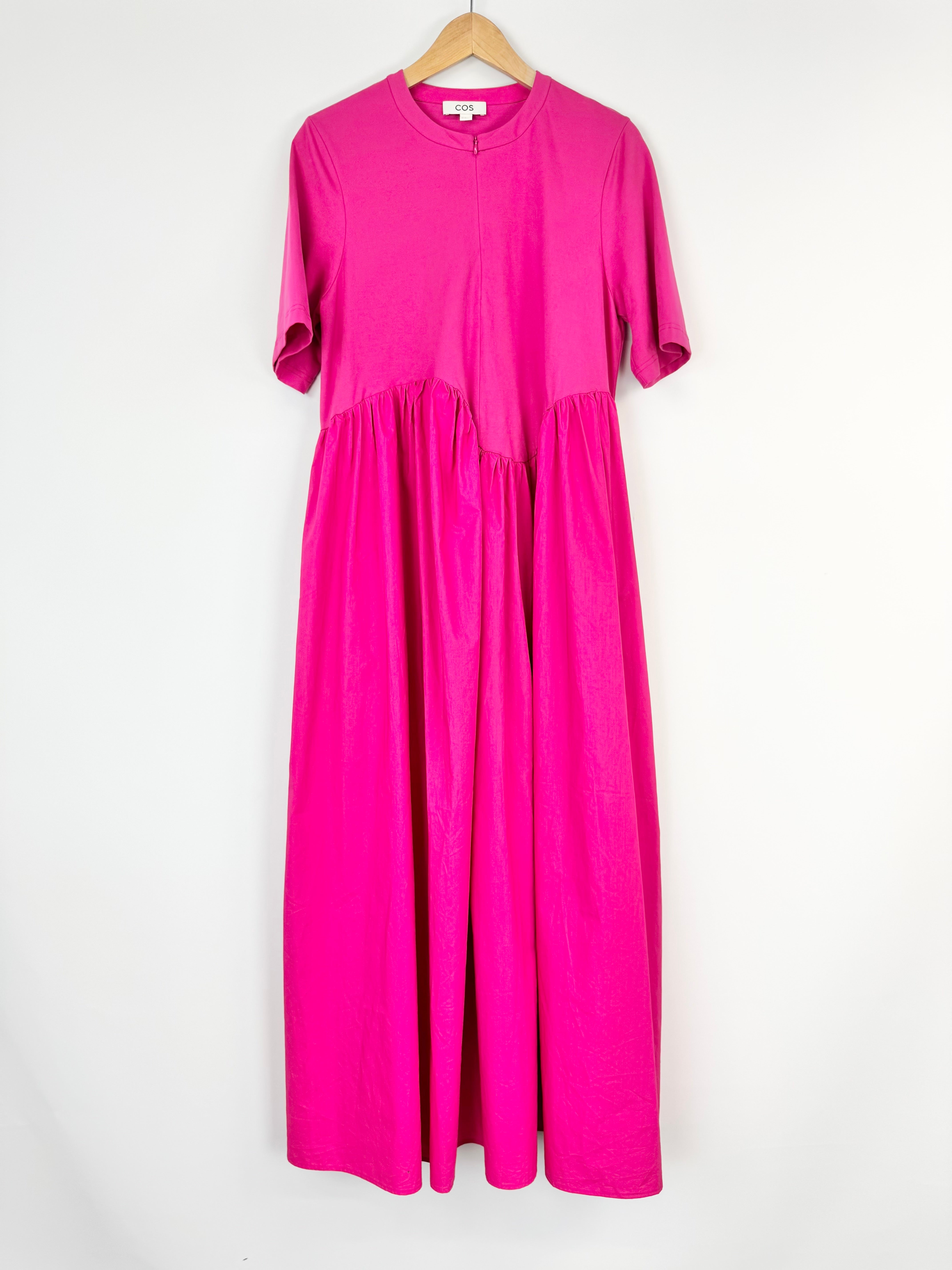 Cos Magenta Pink Asymmetrical Dress - AU10/12