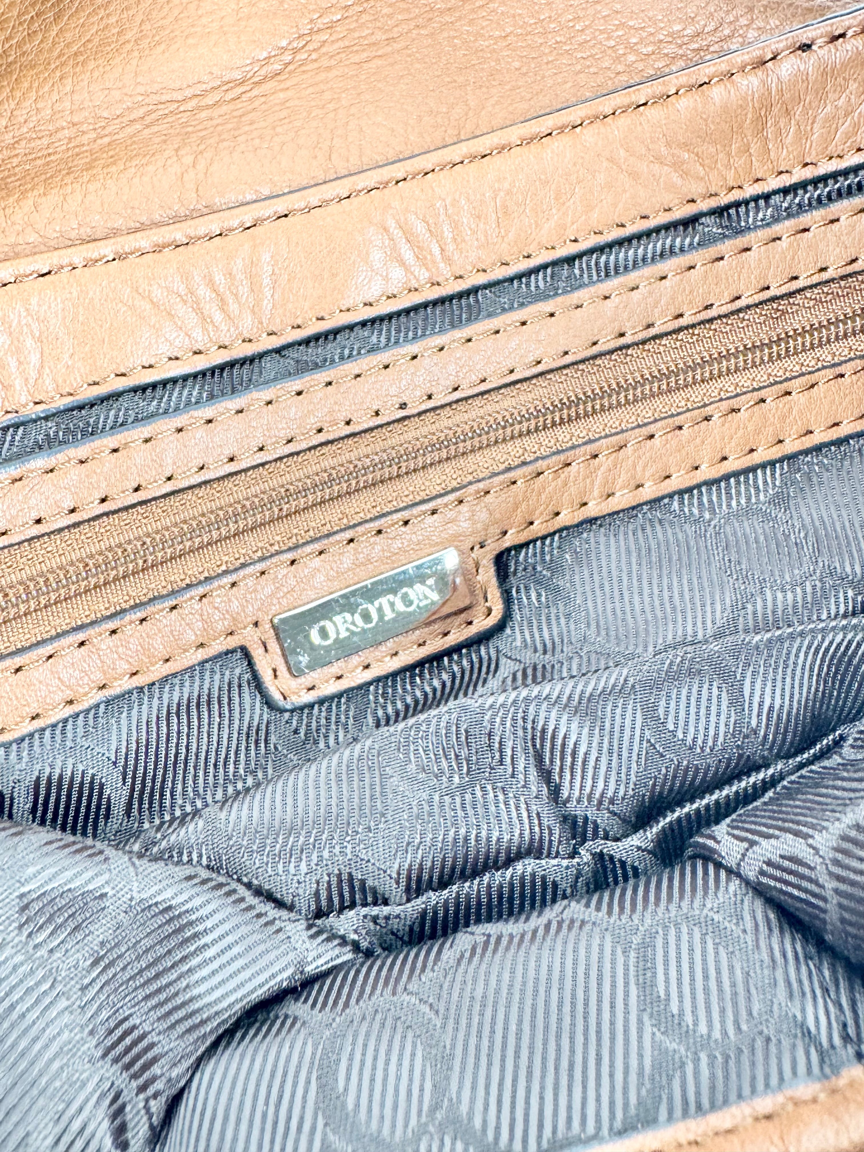 Oroton Tan Mini Shoulder Bag