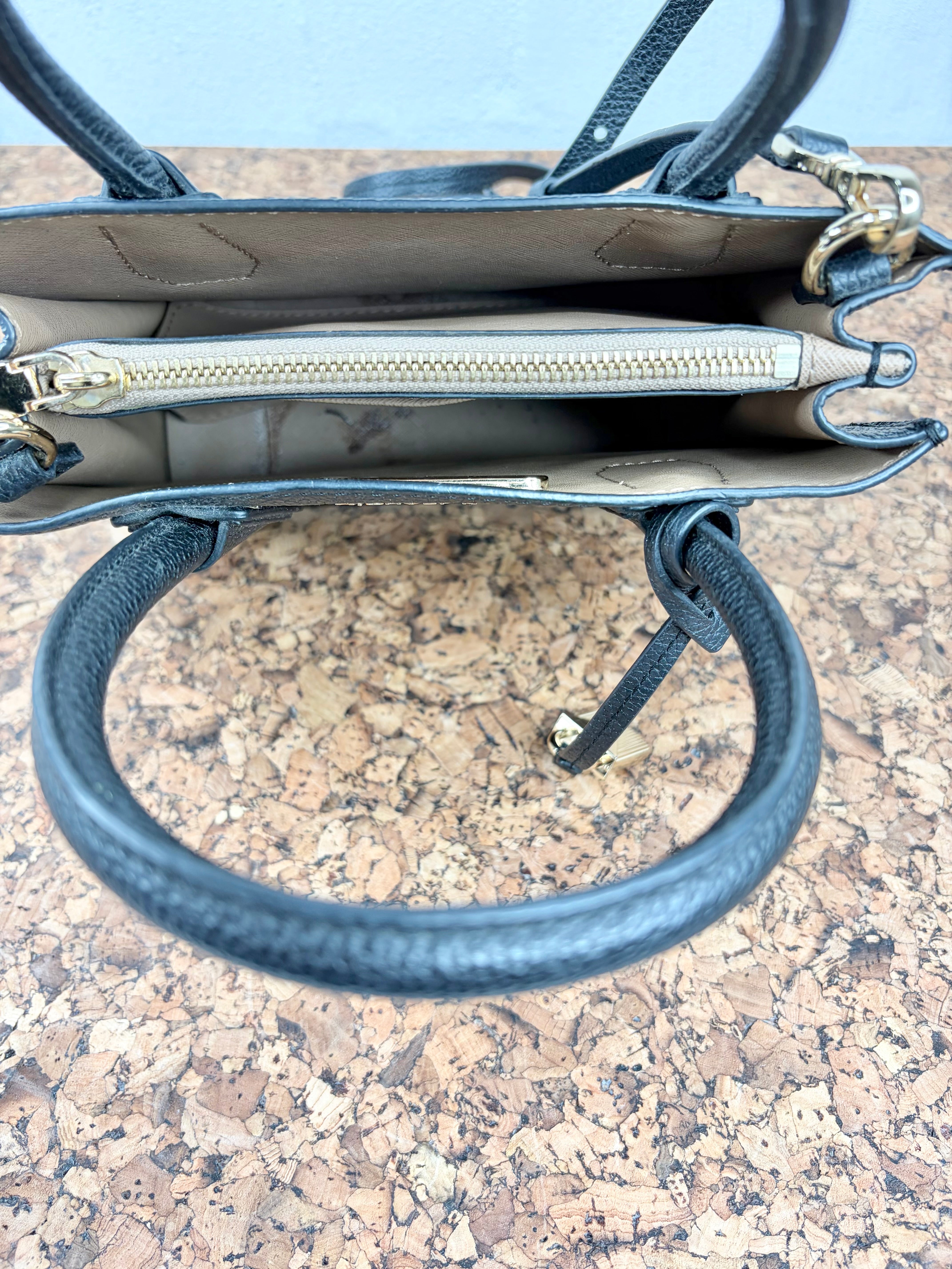 Michael Kors Black 'Mercer' Pebbled Leather Mini Bag