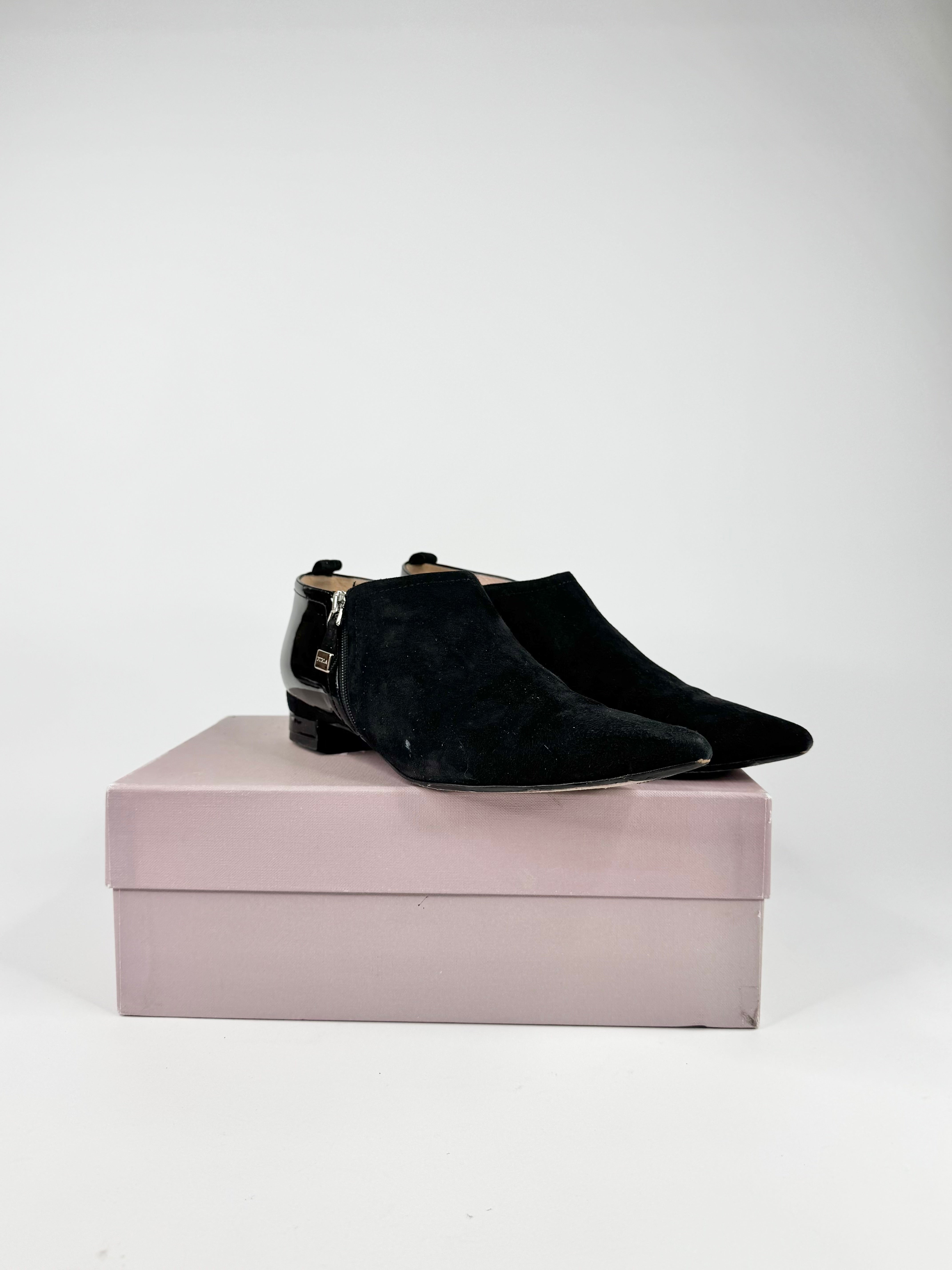 Furla Black 'Musa' Ankle Boot - EU40