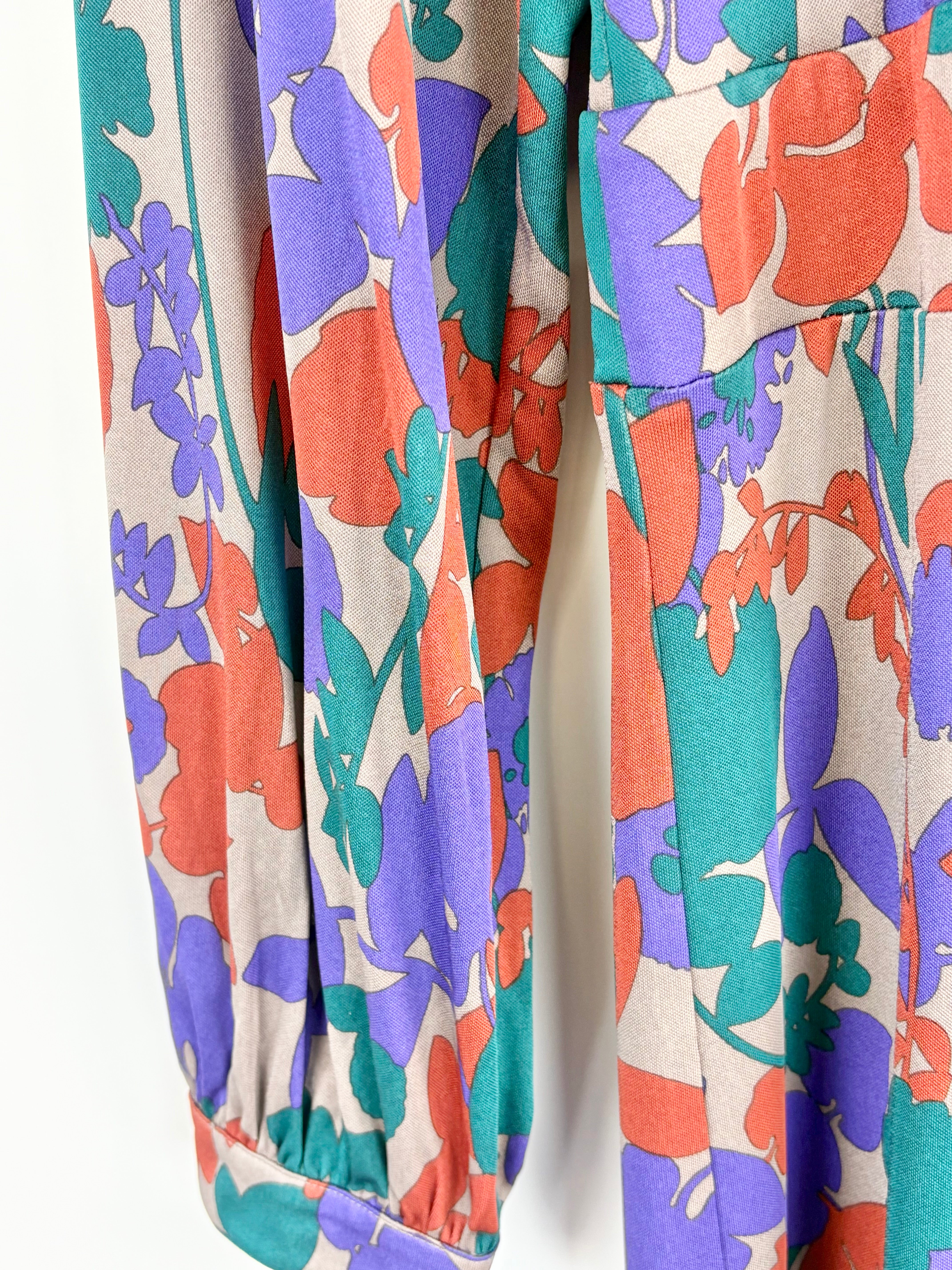 Missoni Multicolour Viscose Long Sleeve Dress - AU12/14