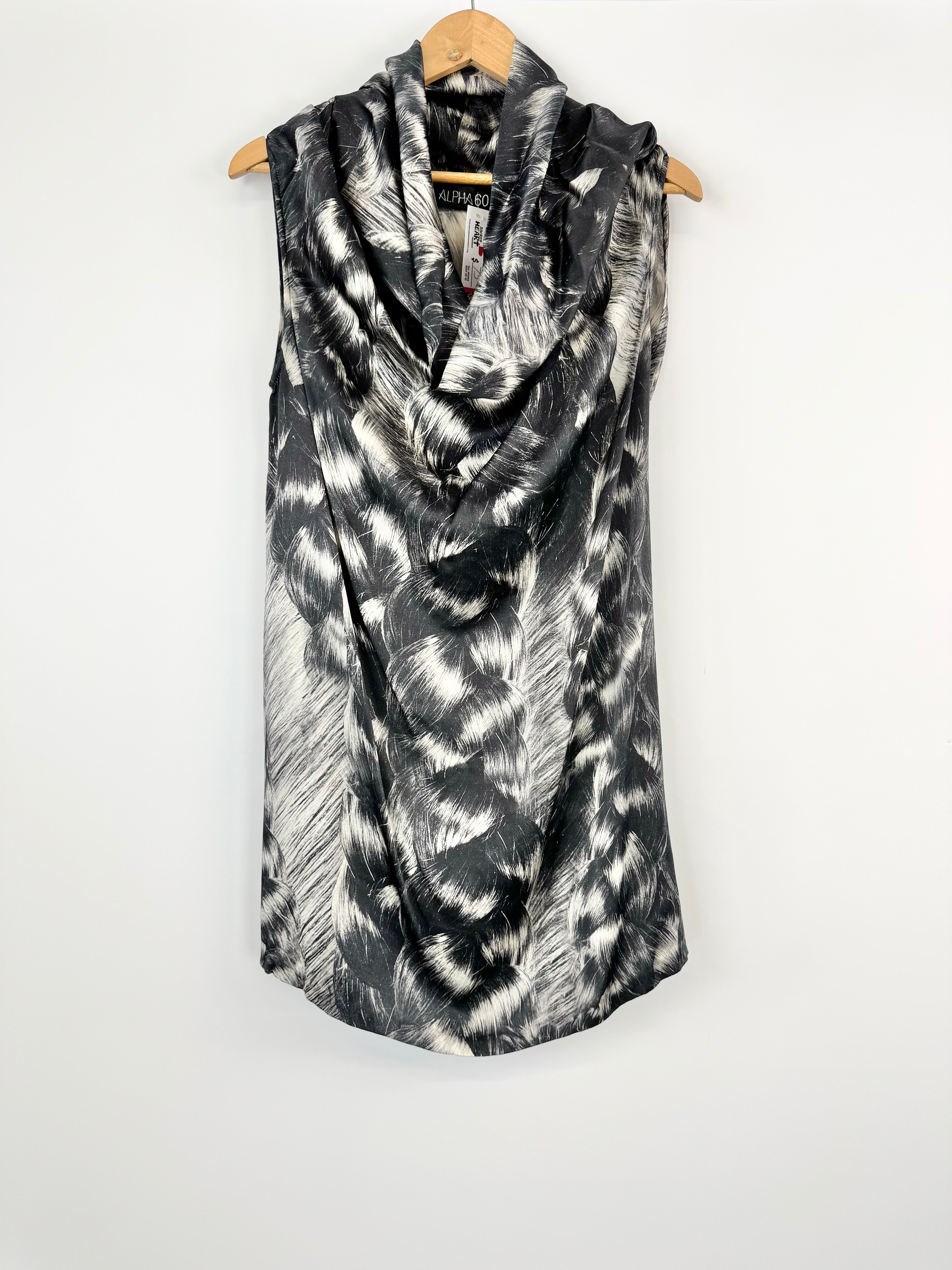 Alpha60 Braids Pattern Silk Dress - AU8/10