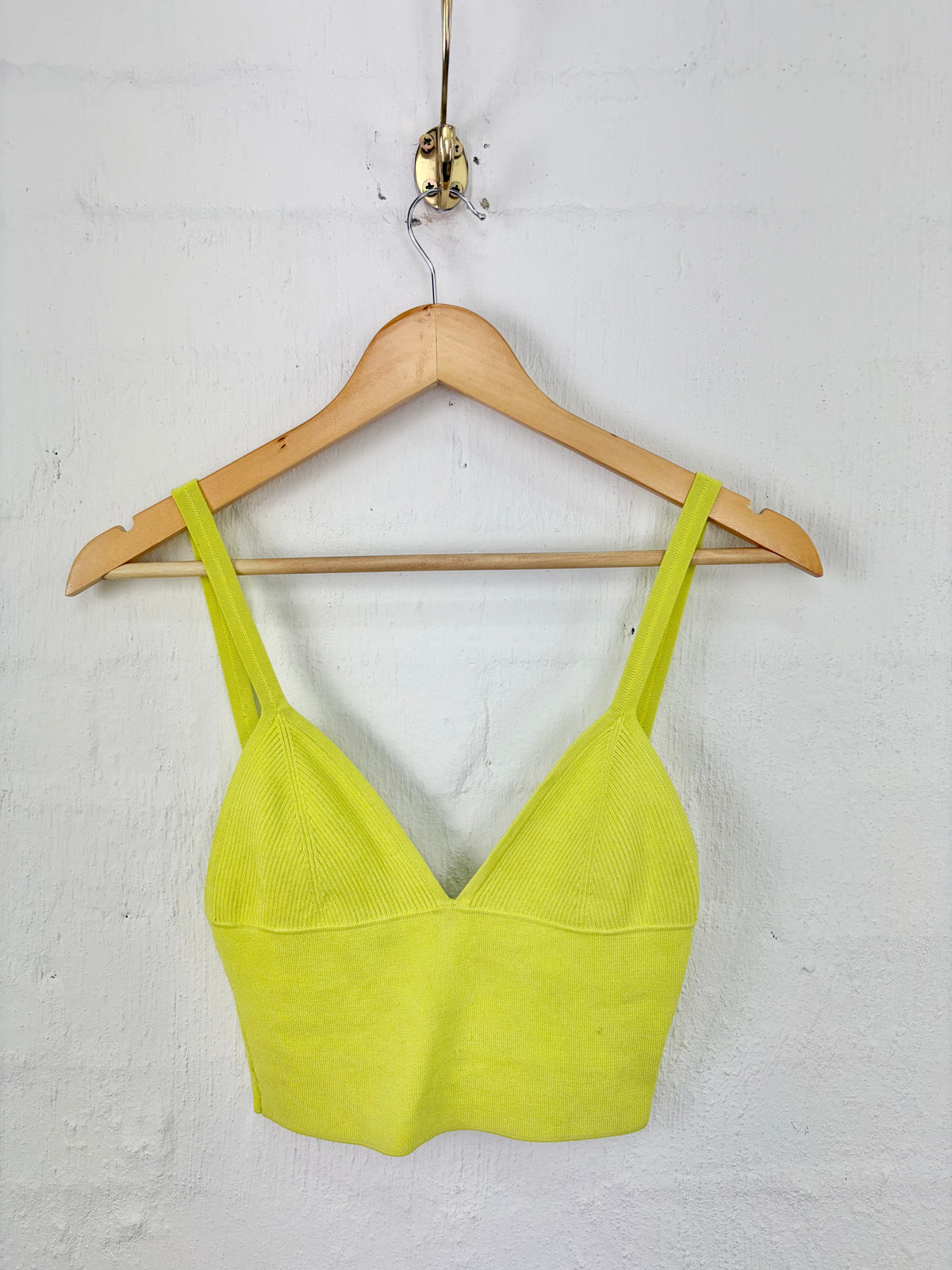 Dion Lee Neon Green Crop Top - AU6/8