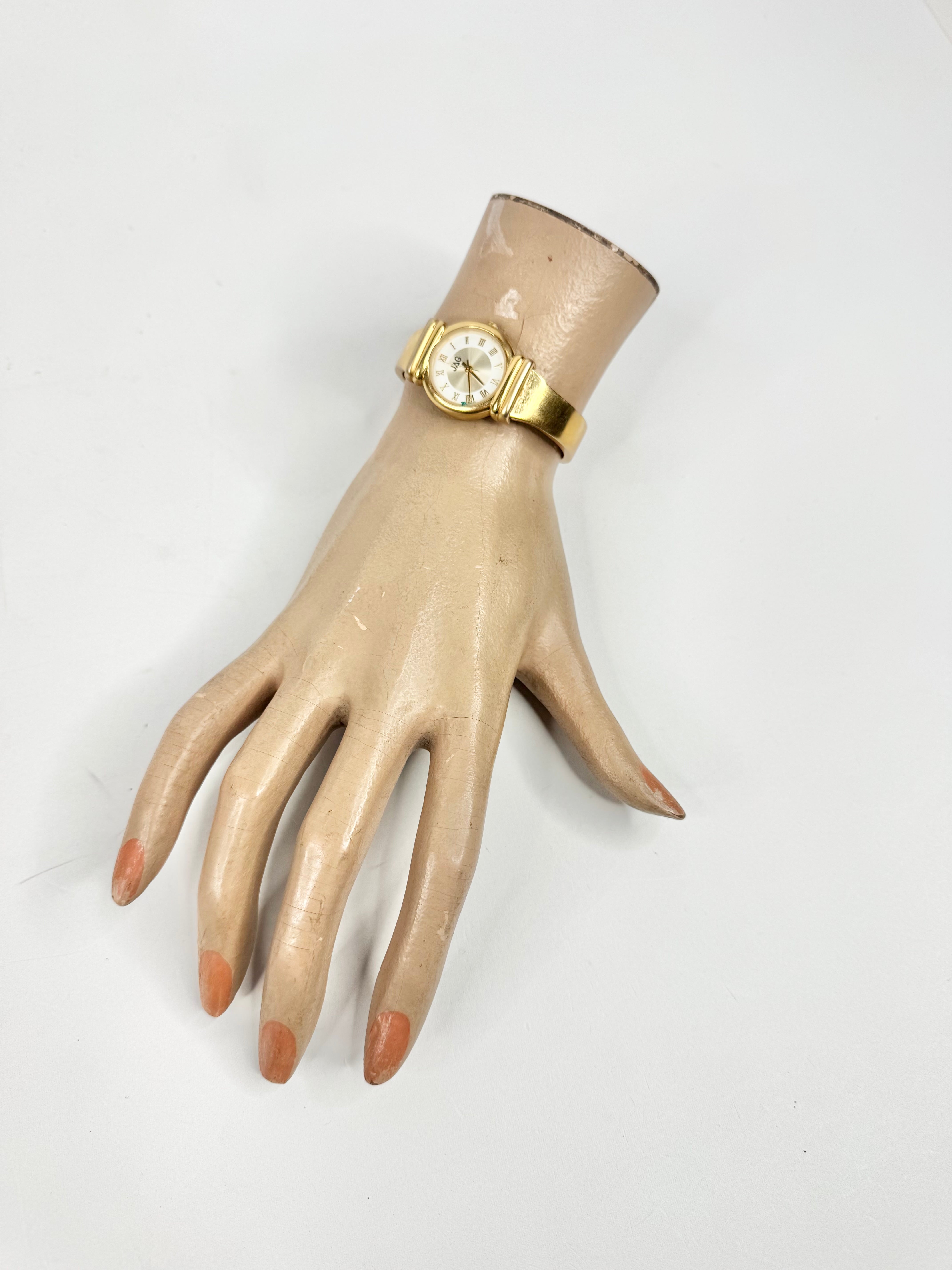 Jag Gold Toned Bracelet Watch