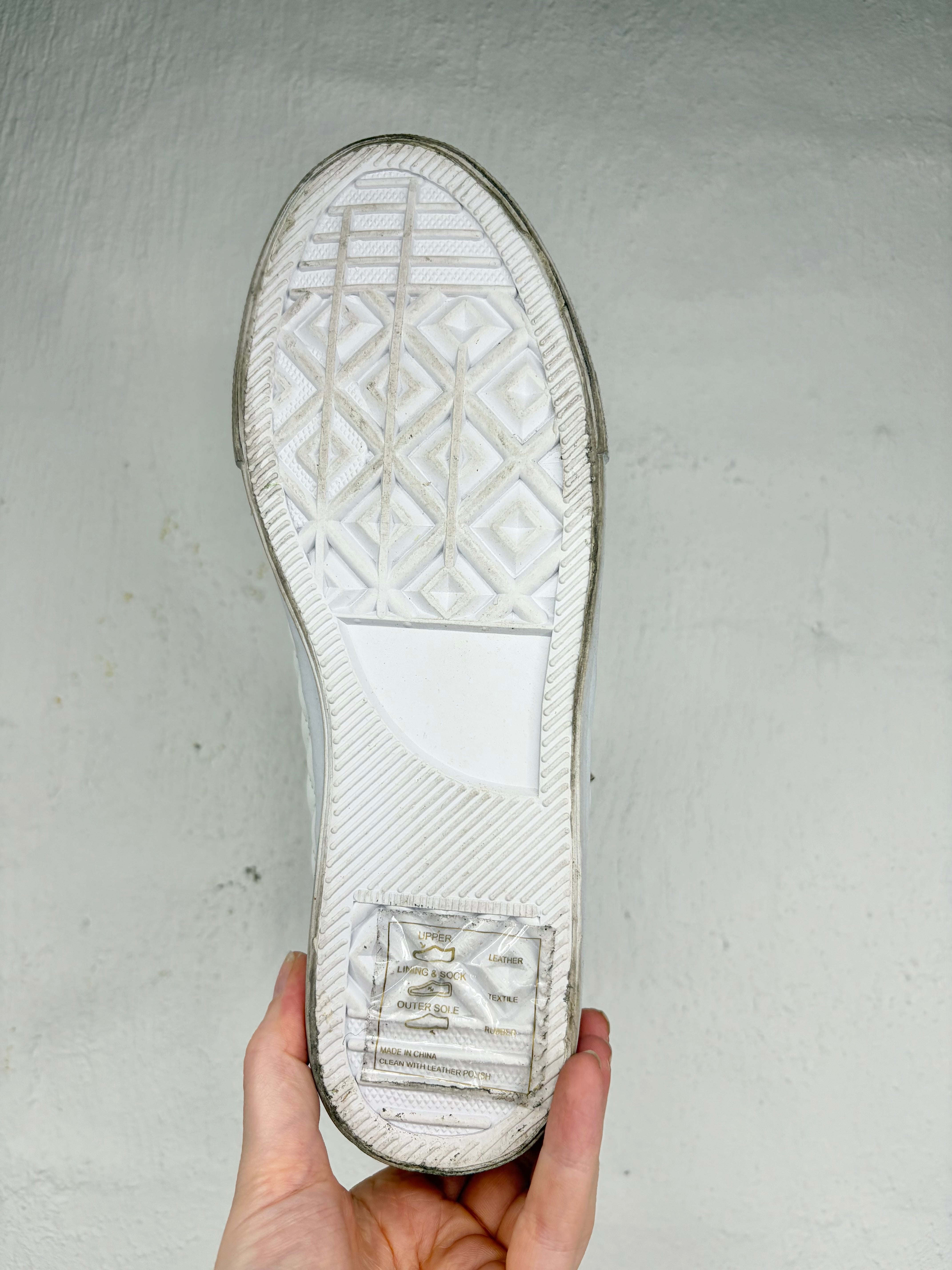 Juicy Couture White Quilted High-Top 'Ilianna' Sneakers - EU40