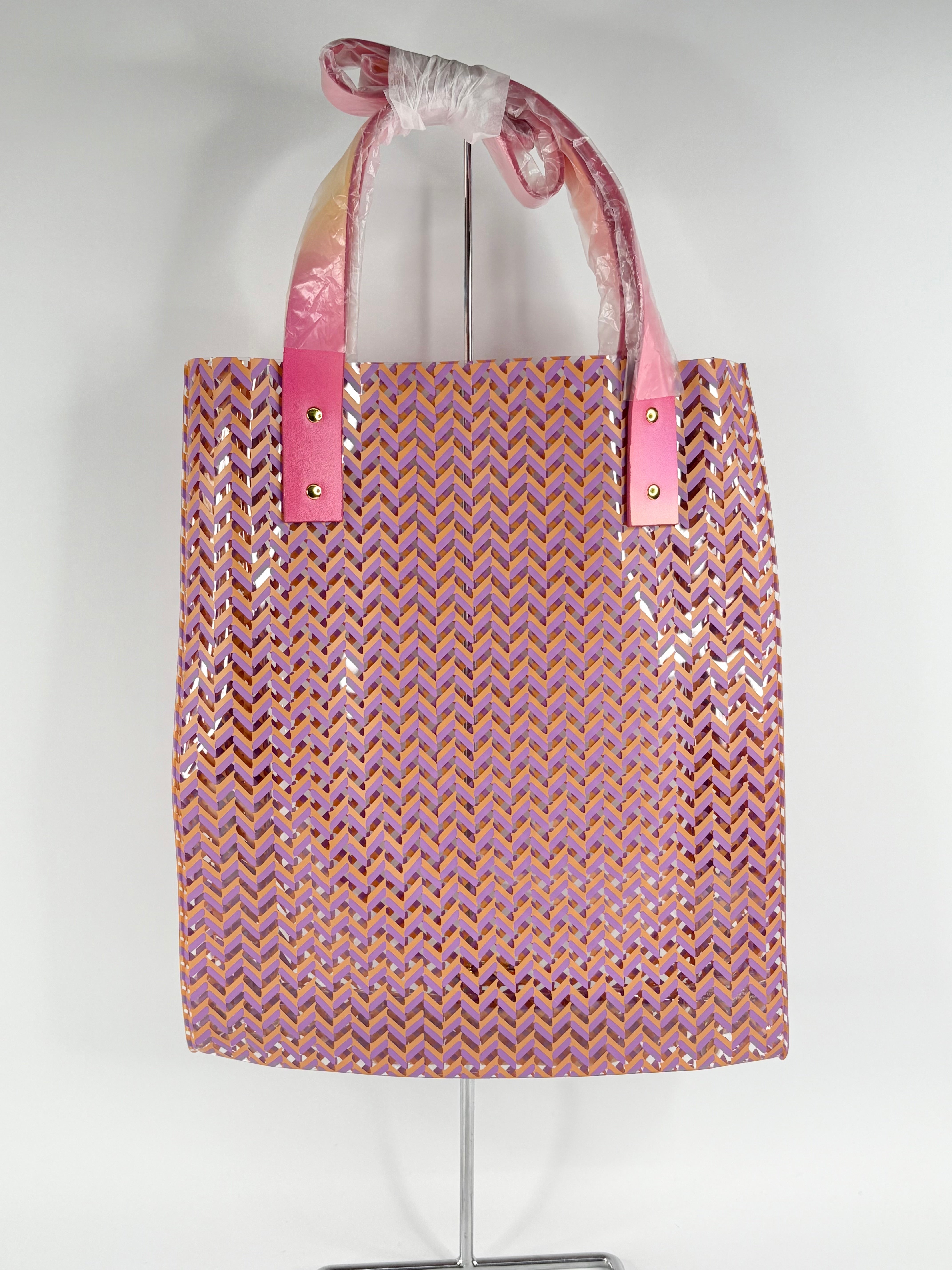 Missoni Parfum GWP Transparent Zigzag-Pattern Tote Bag