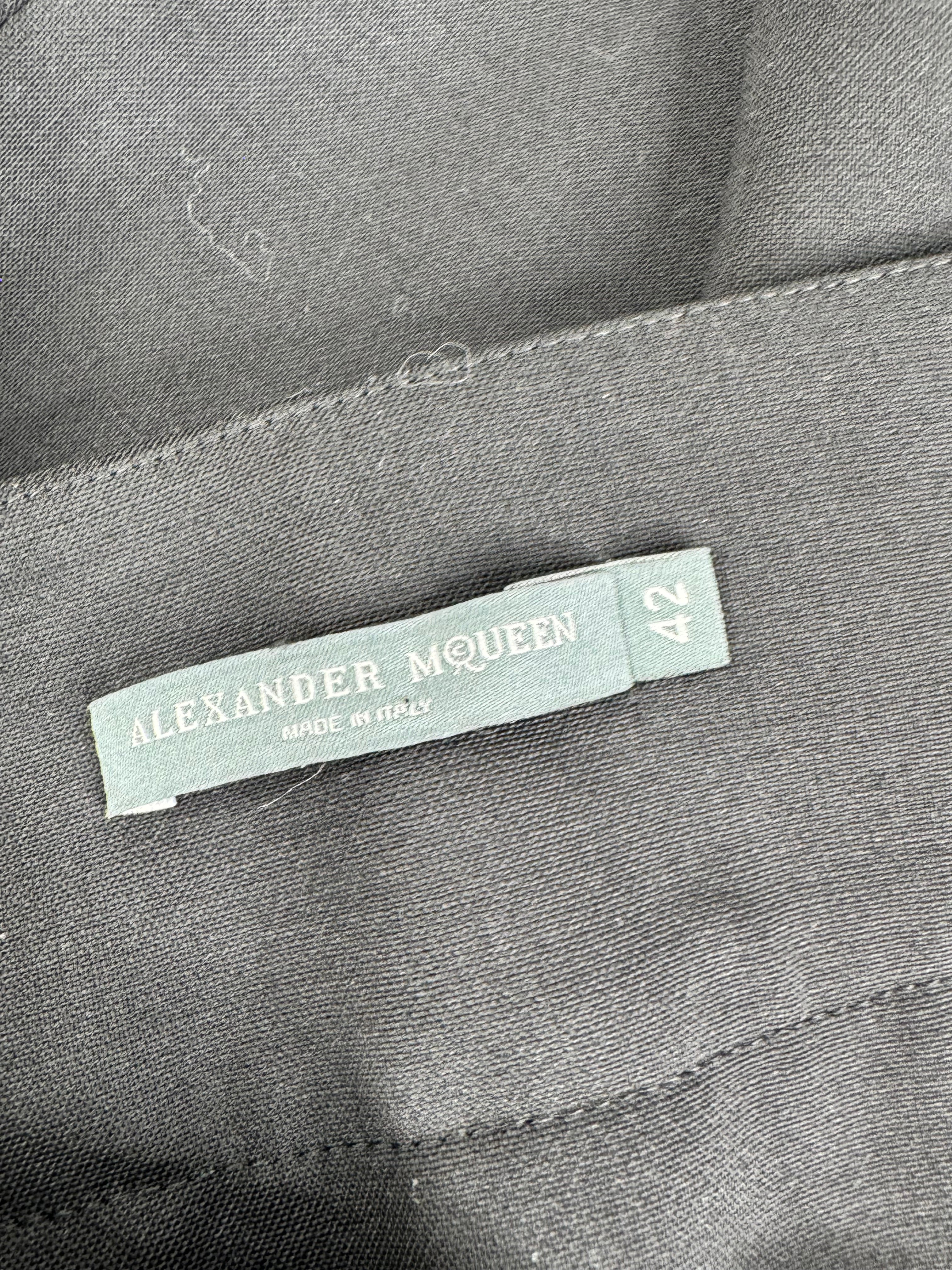 Alexander McQueen 2017 Wool Blend Slacks - 42