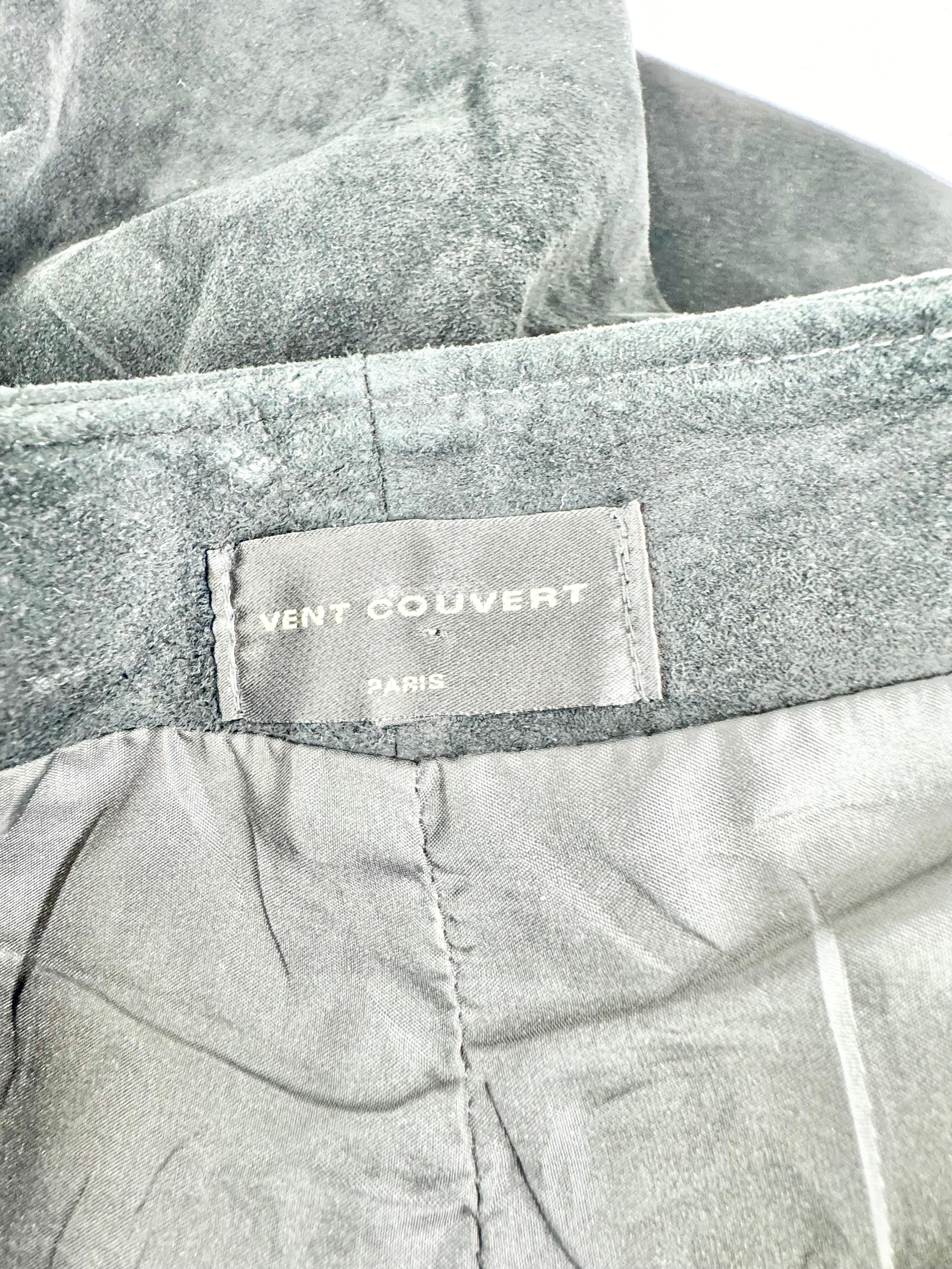 Vent Couvert Black Suede Slacks - AU10