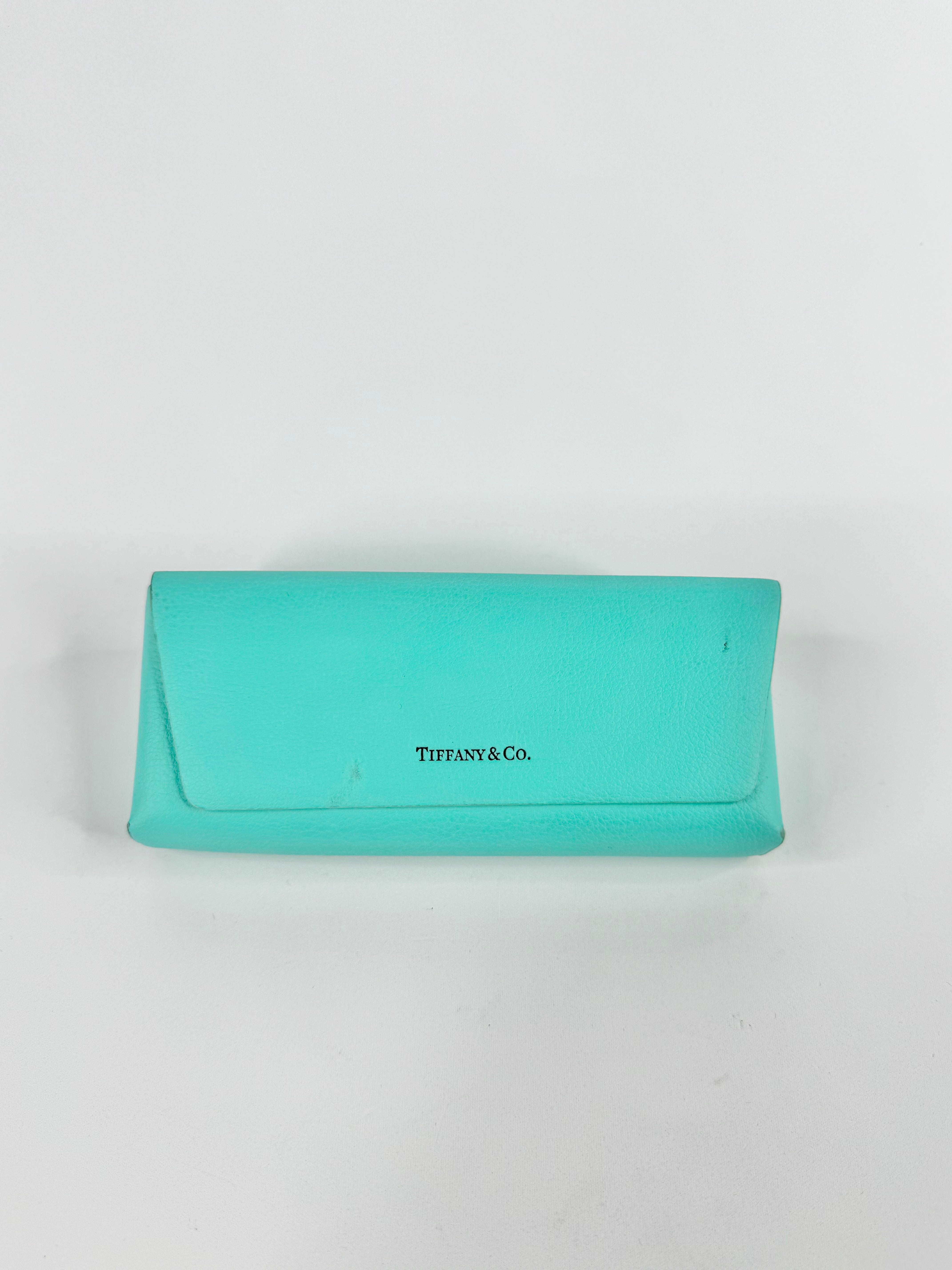 Tiffany & Co Black & Gold 'TF4197' Rectangular Sunglasses