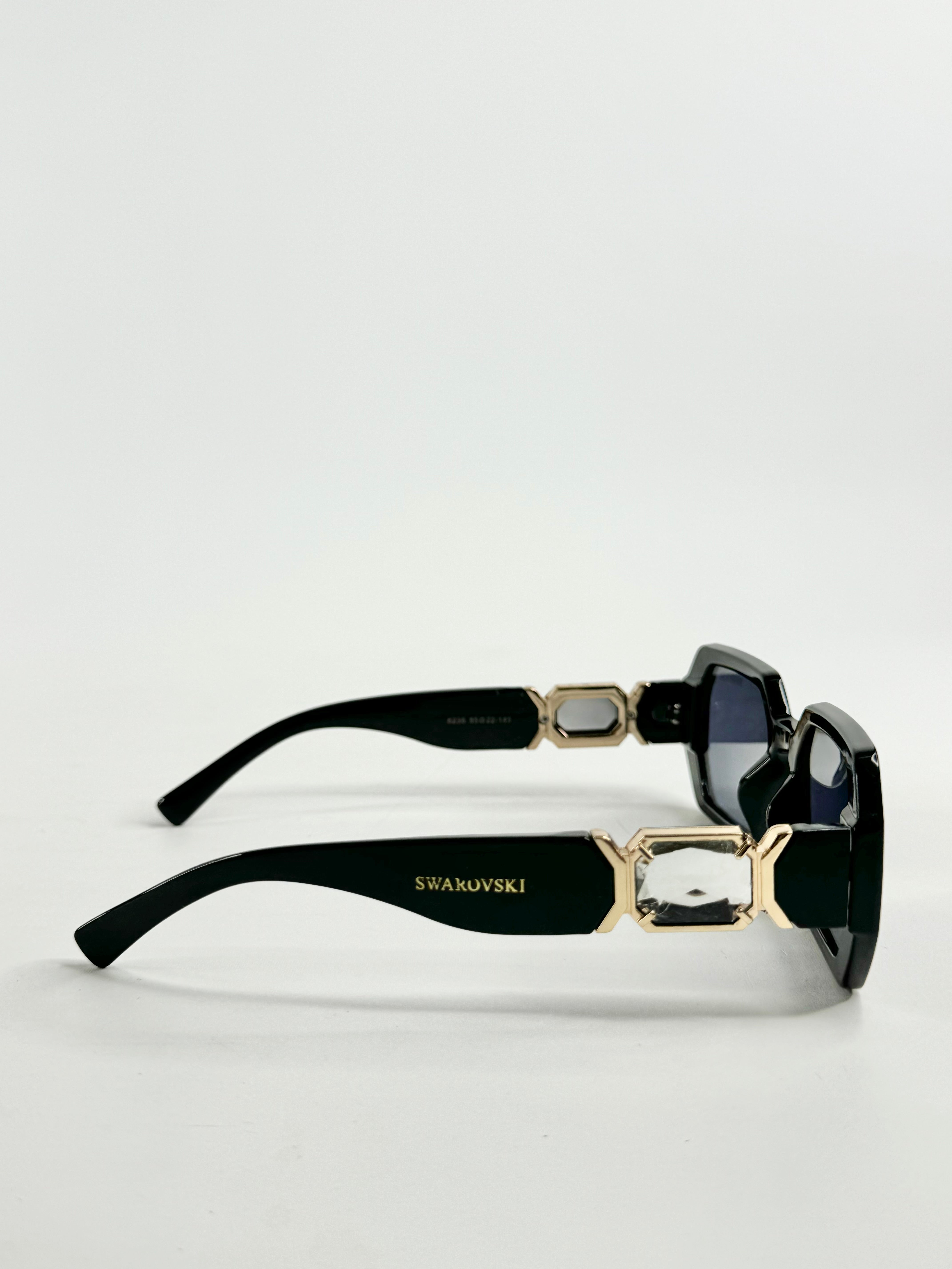 Swarovski Black Square Sunglasses