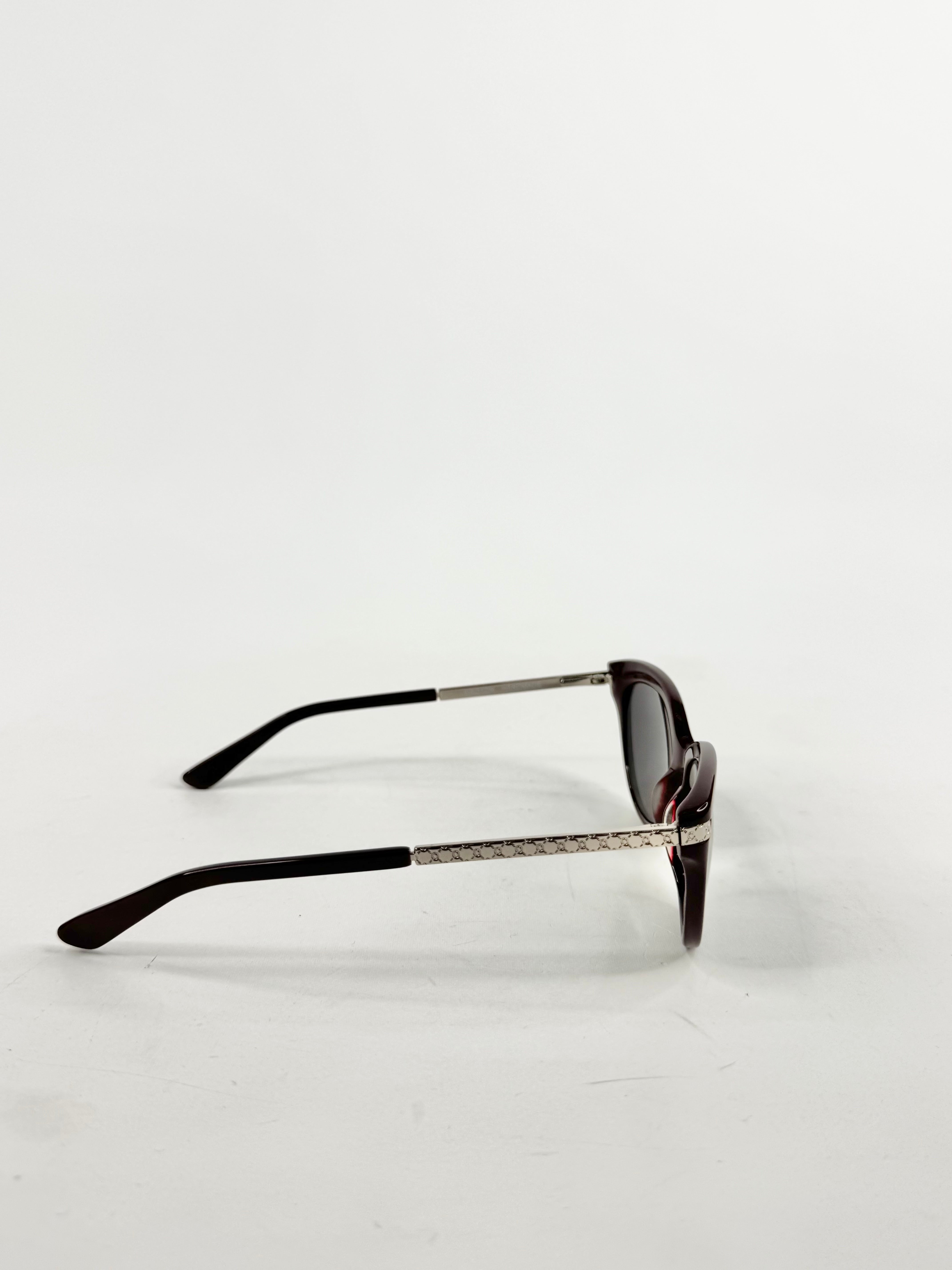 Oroton Wine Red Cat Eye Sunglasses