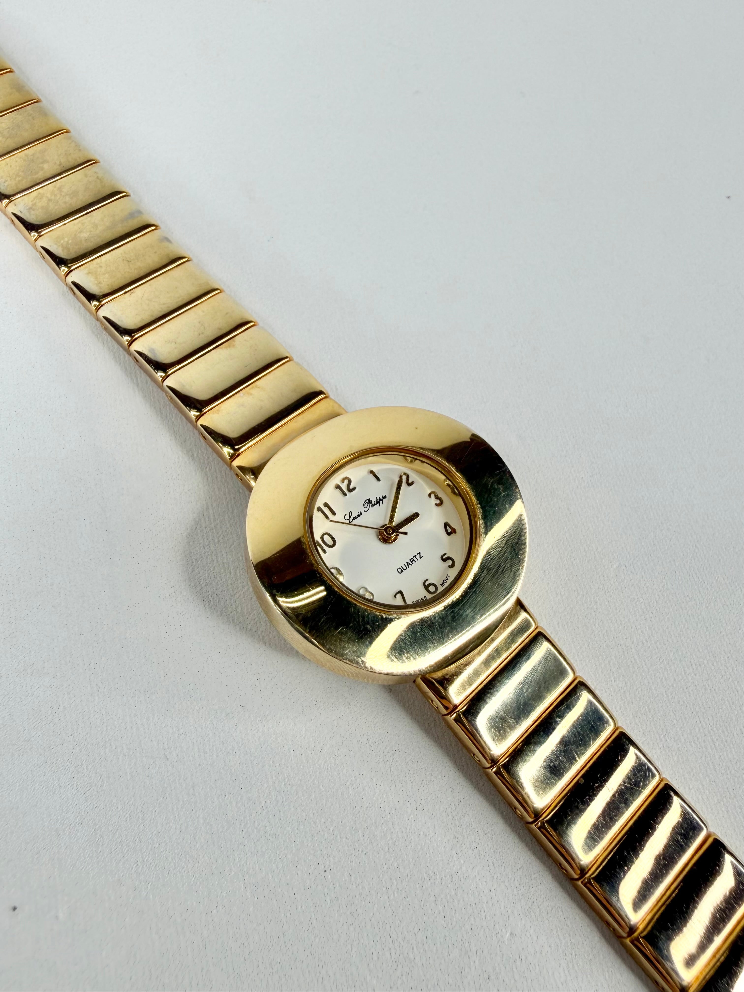 Louia Philippe Gold Toned Swiss Made Watch