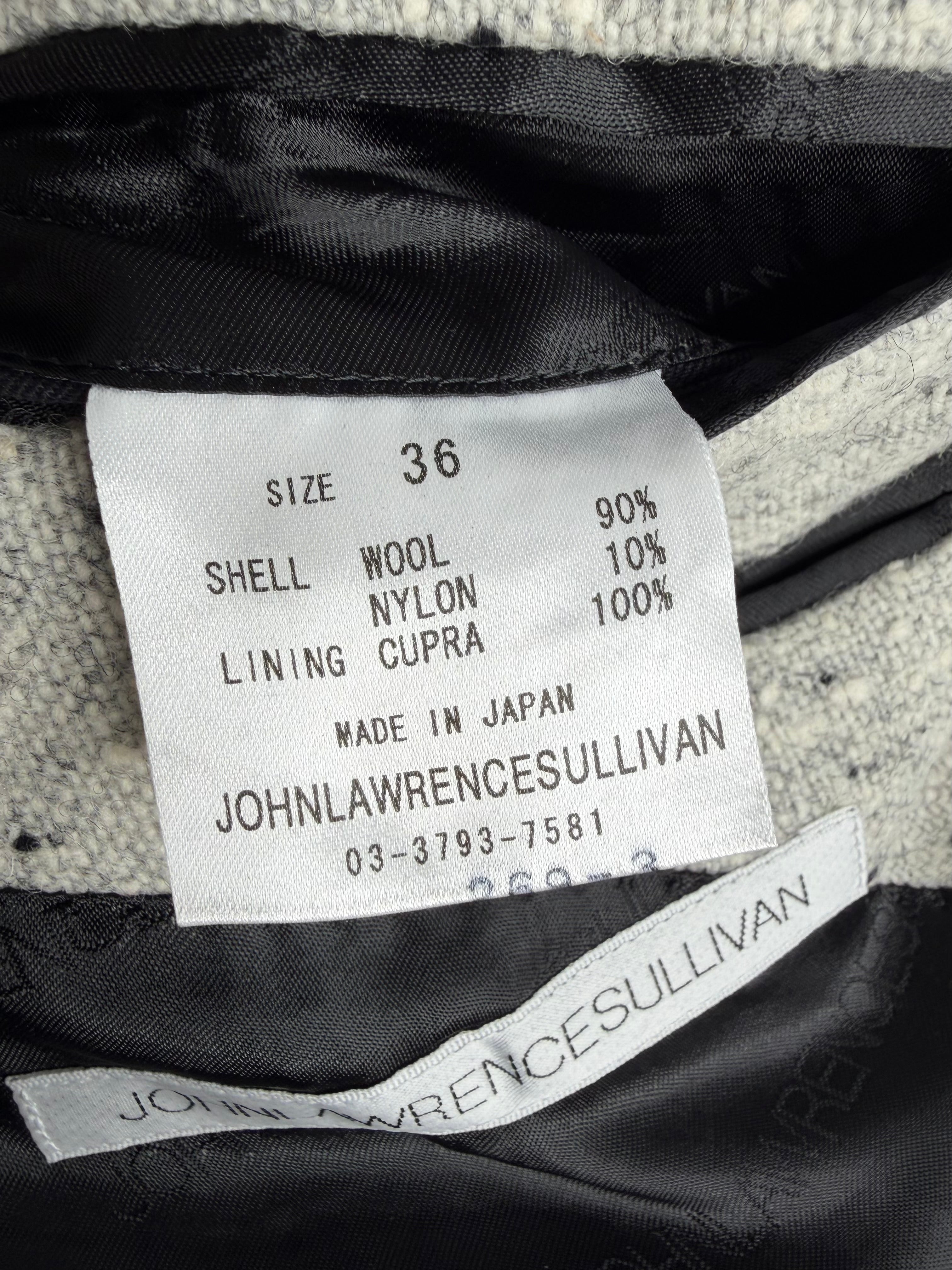 John Lawrence Sullivan Slim Fitted Tweed Blazer - 36