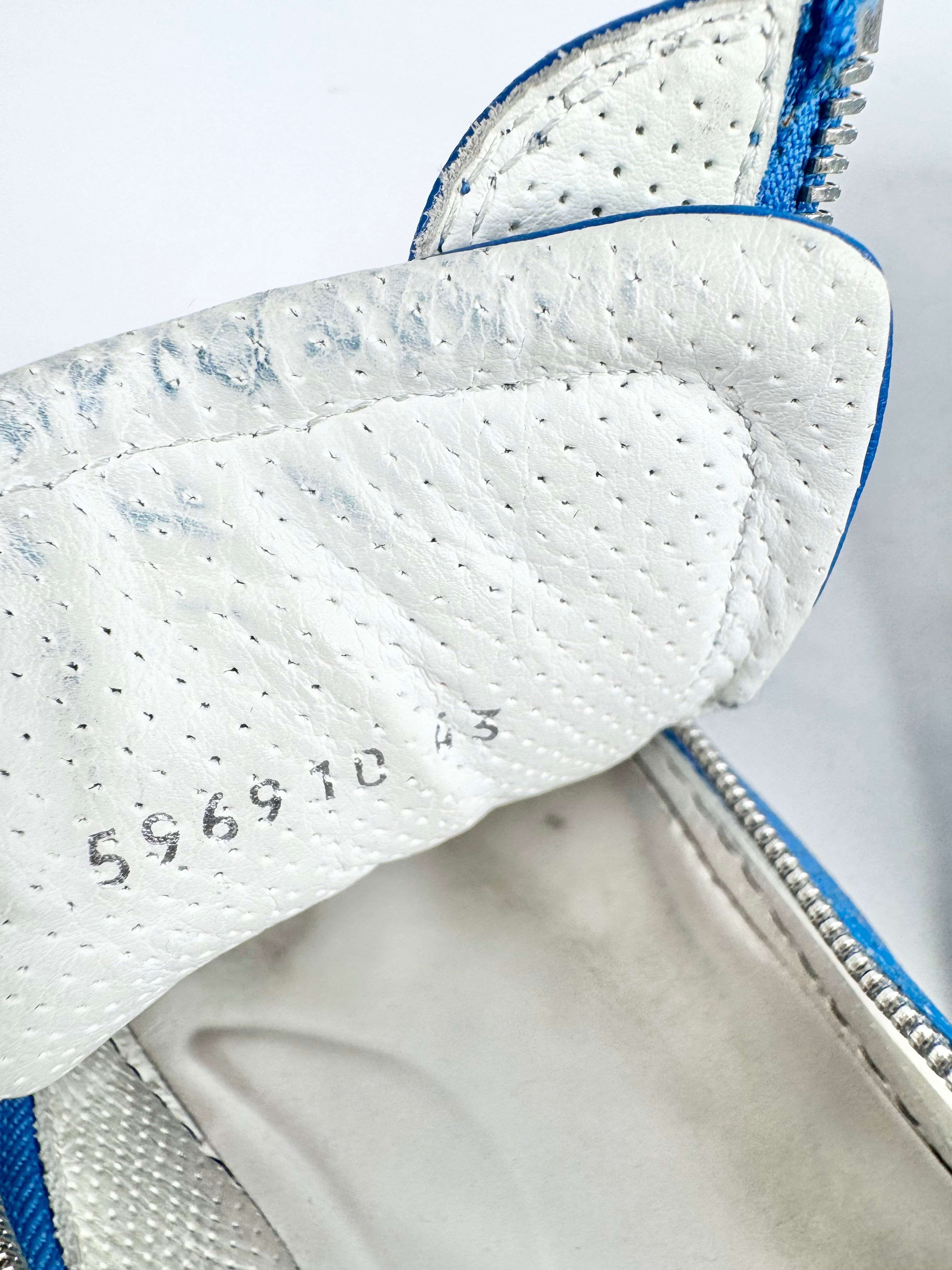 Baldini Electric Blue Lace Up Shoes - EU43