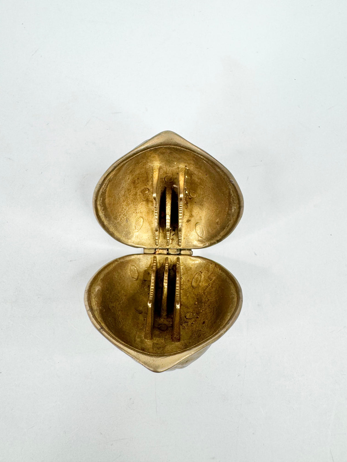 Vintage Brass Walnut Cracker