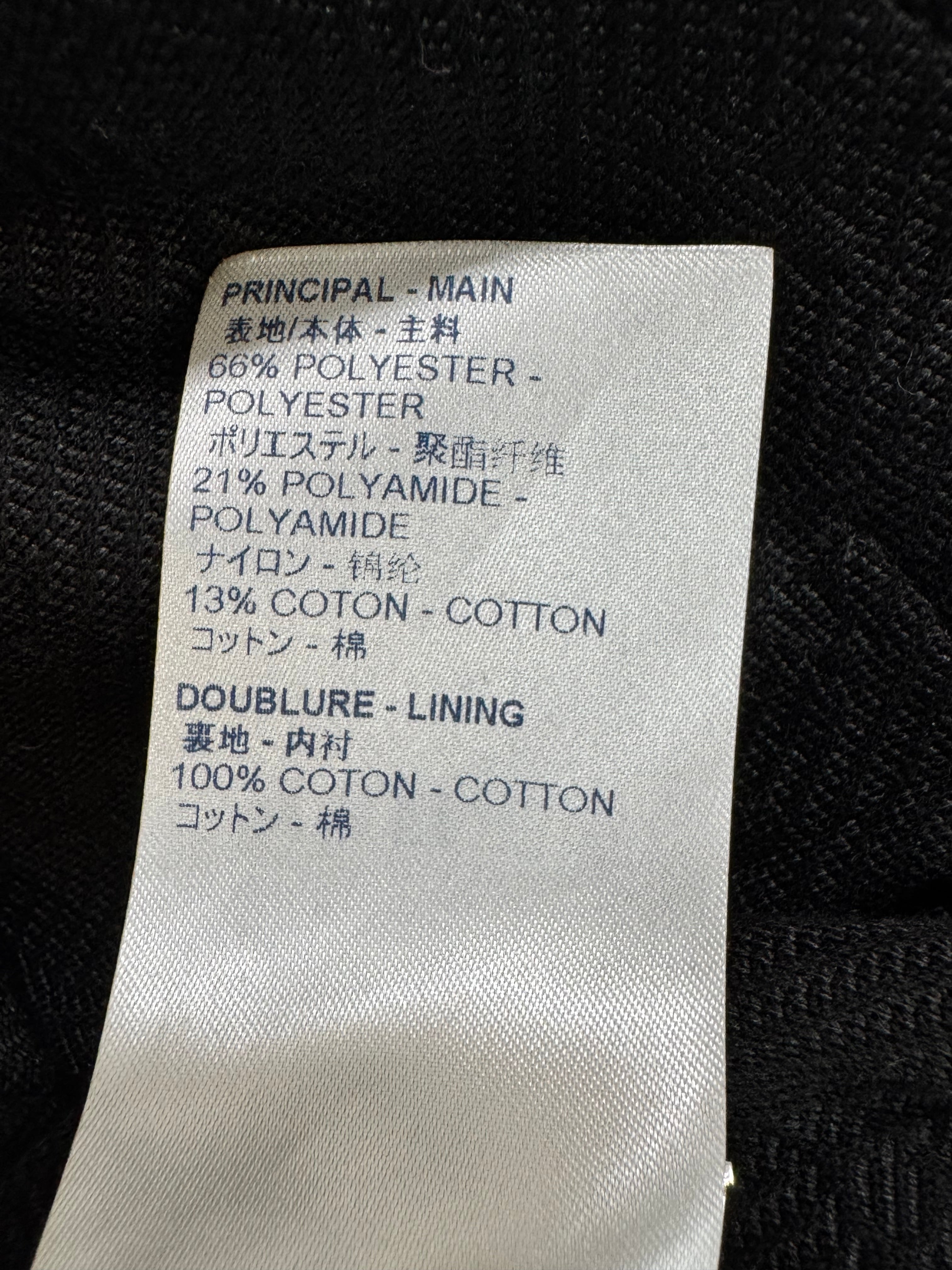 Louis Vuitton Black Monogram Embossed Zippered Jacket - M