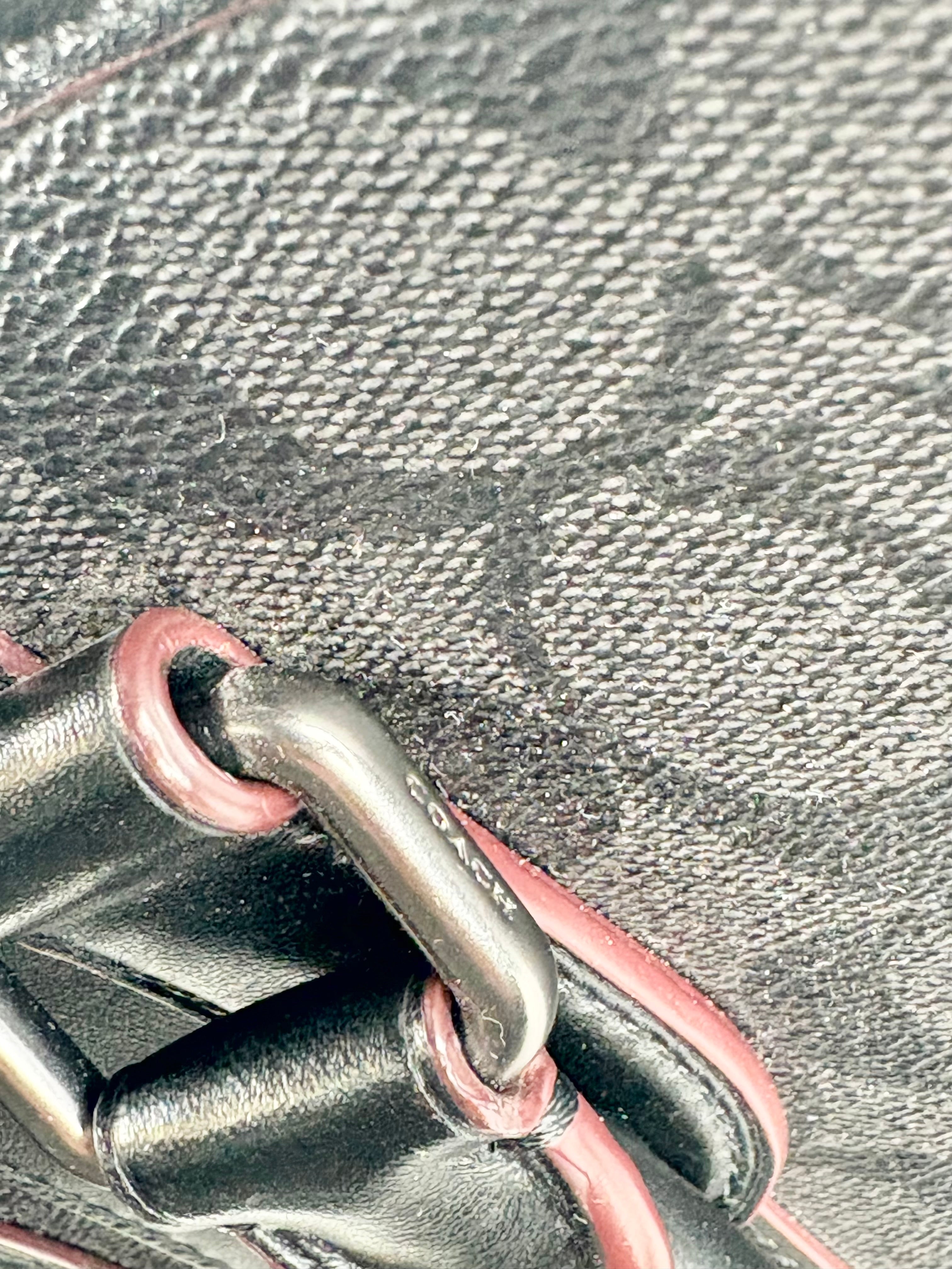 Coach Black Leather Monogrammed Briefcase