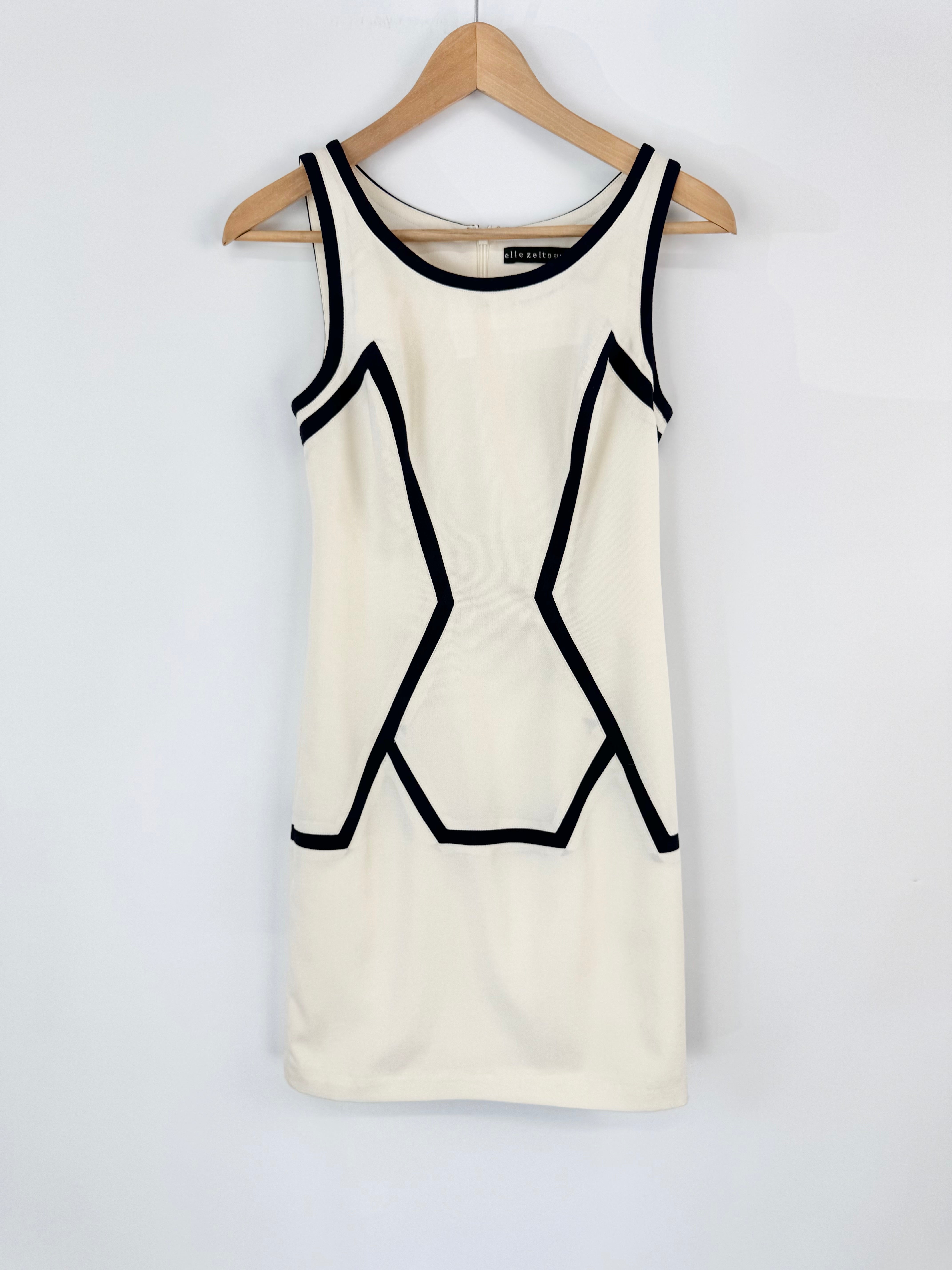 Elle Zeitoune Cream Body Con Dress - AU8