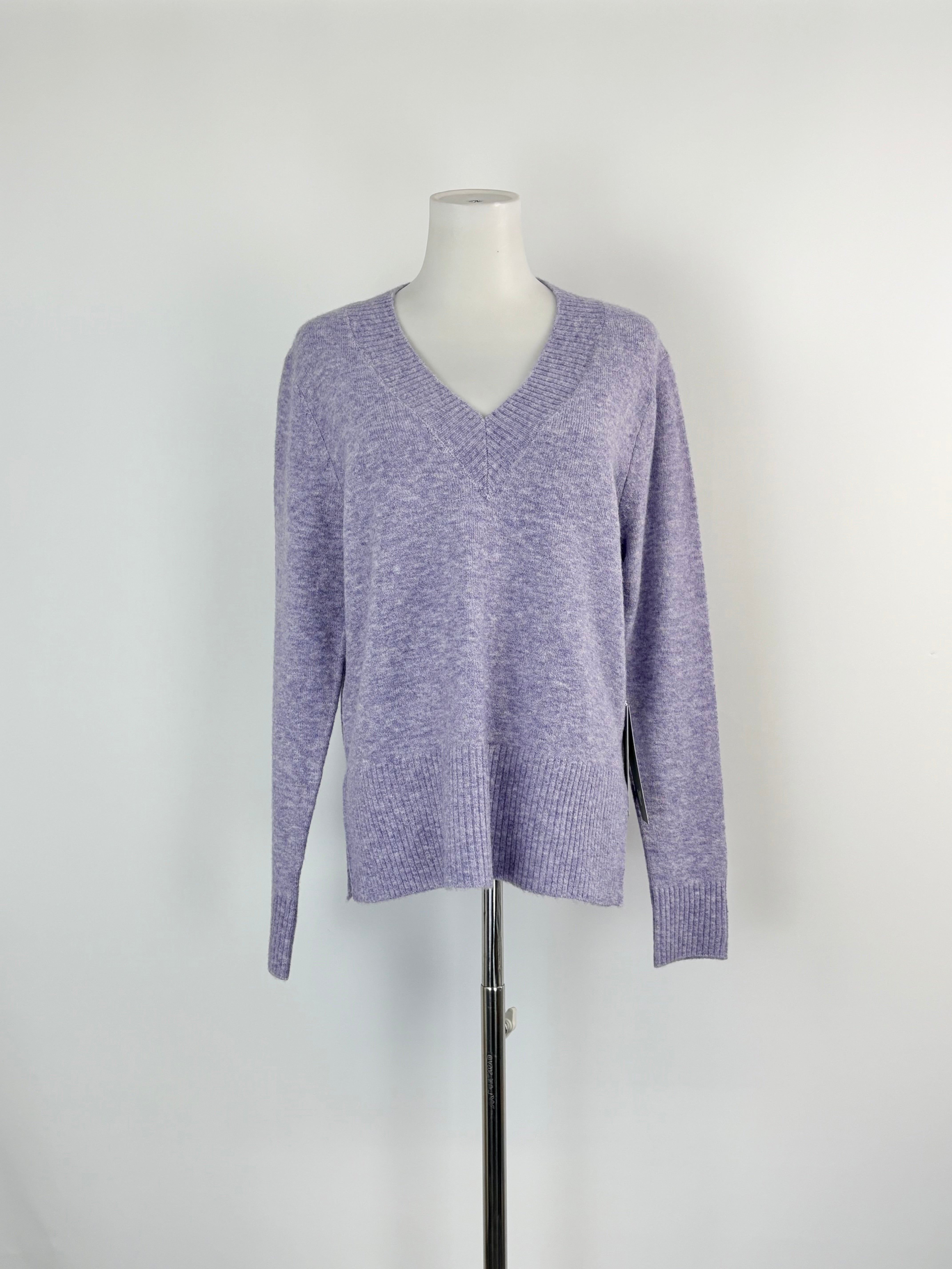 Verge Lavender Wool-Knit 'Cosmic' Sweater - AU8