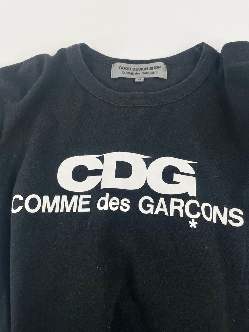 Comme Des Garçons x Good Design Shop Black Printed Logo T-Shirt - S